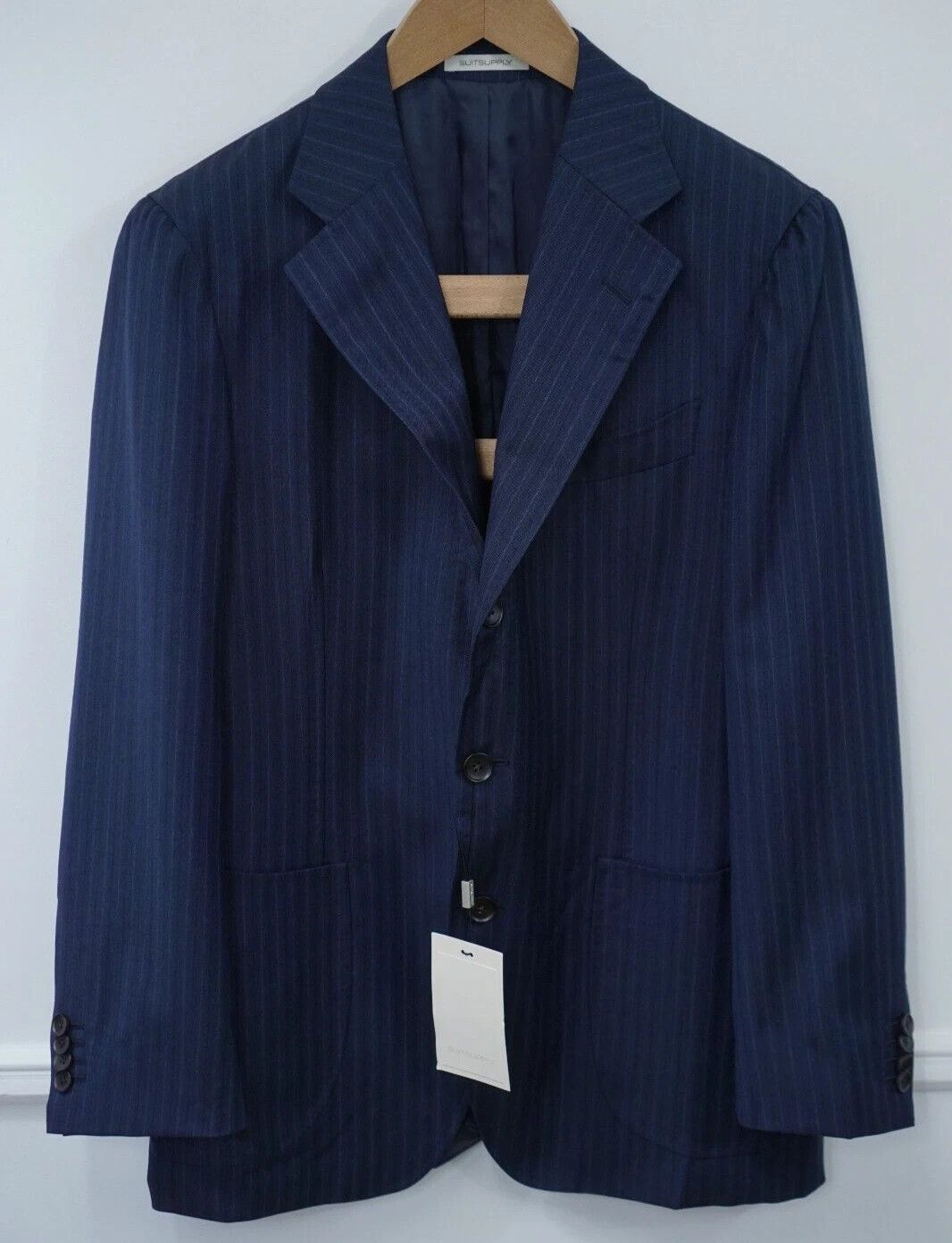 Suitsupply Men Suitsupply Blazer Havana Tulip Pure S130 Wool Reda US40L Size 40L - 1 Thumbnail