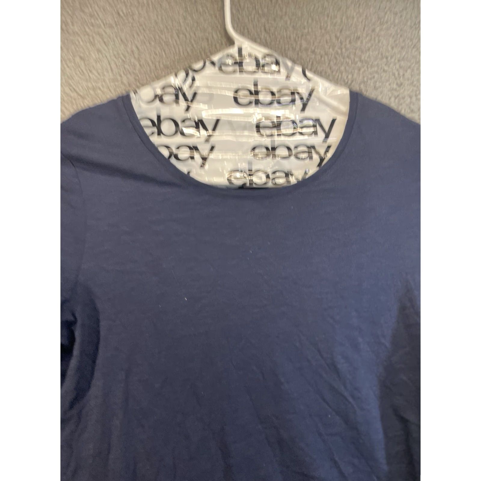 Vintage Chico's Shirt Women Large Blue Ultimate Tee Pullover Round Neck Long Sleeve Top Size L / US 10 / IT 46 - 2 Thumbnail