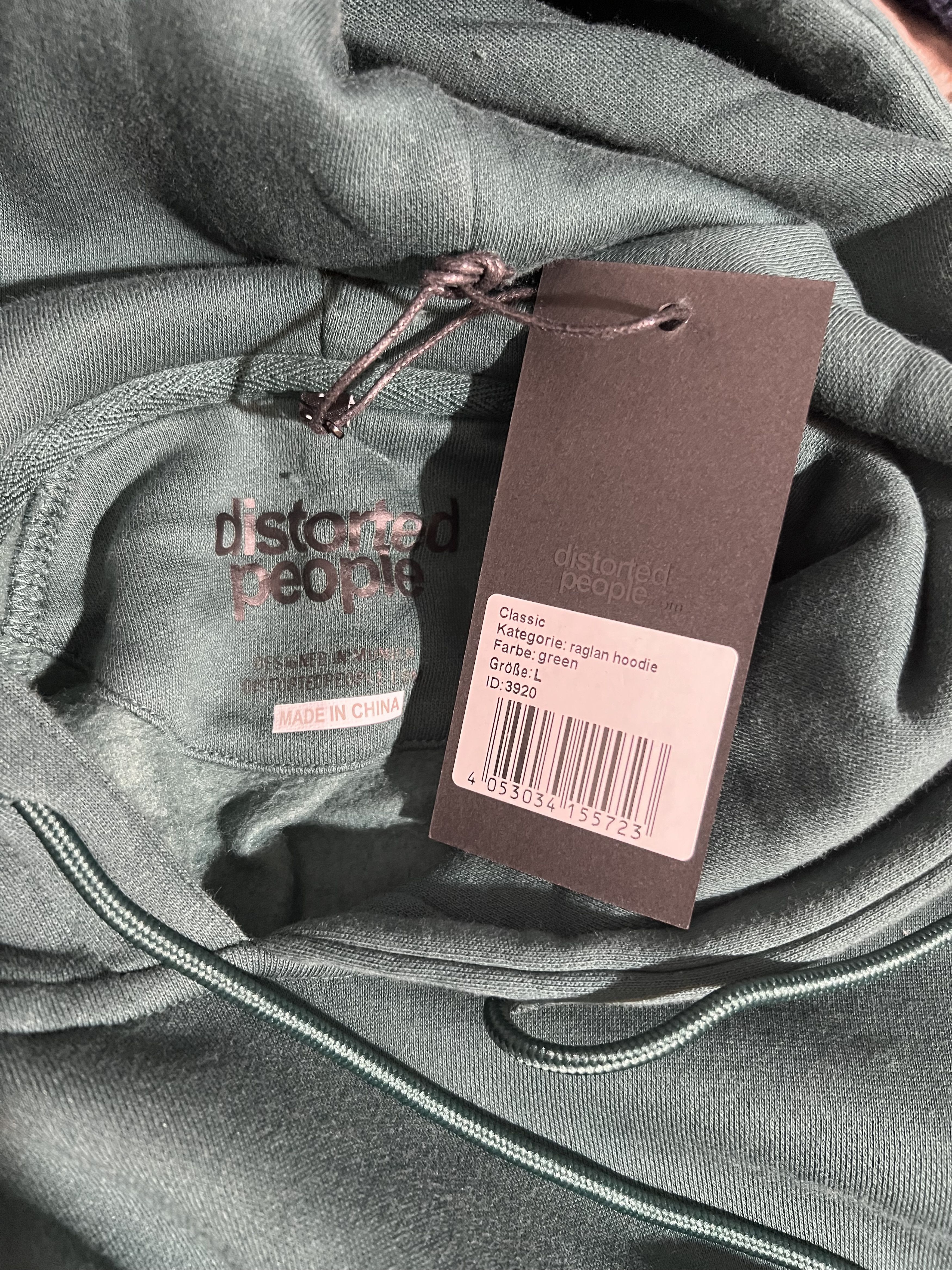 Other Distorted People Pine Green Hoodie Size US L / EU 52-54 / 3 - 3 Thumbnail