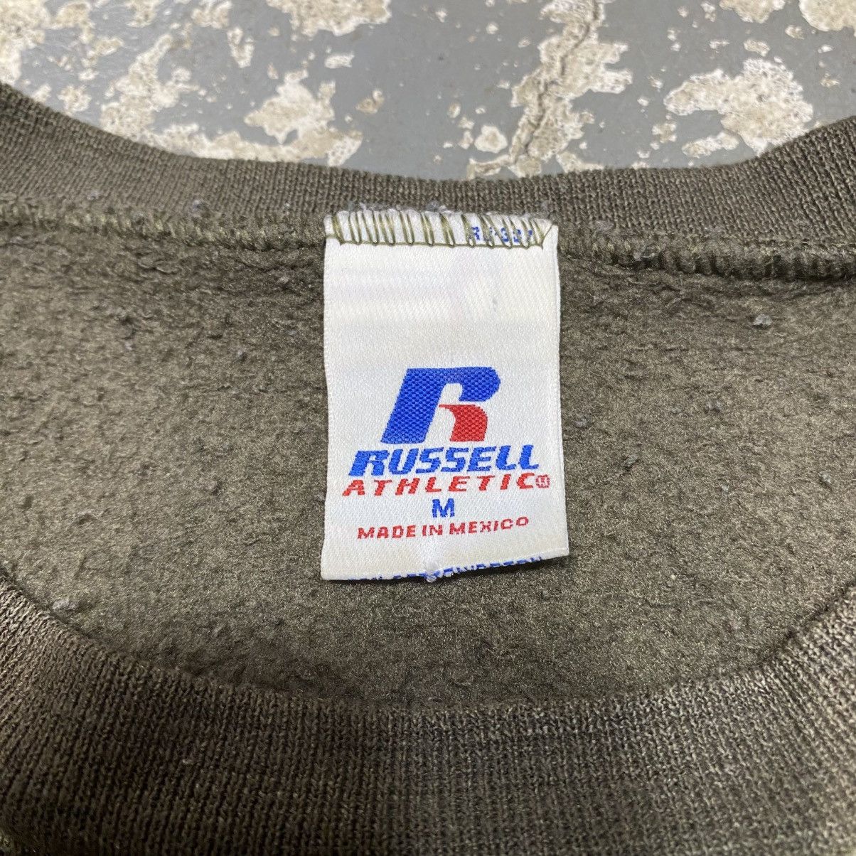 Russell Athletic × Vintage Vintage Russell Athletic Brown Blank Boxy Crewneck Hoodie Size US M / EU 48-50 / 2 - 5 Thumbnail