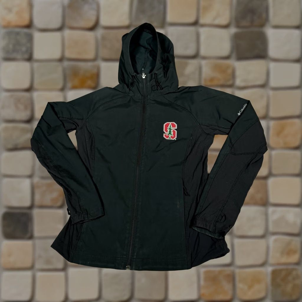 NCAA Columbia Stanford Cardinal Jacket Womens Medium Black Soft Shell Full Zip NCAA Size M / US 6-8 / IT 42-44 - 1 Thumbnail