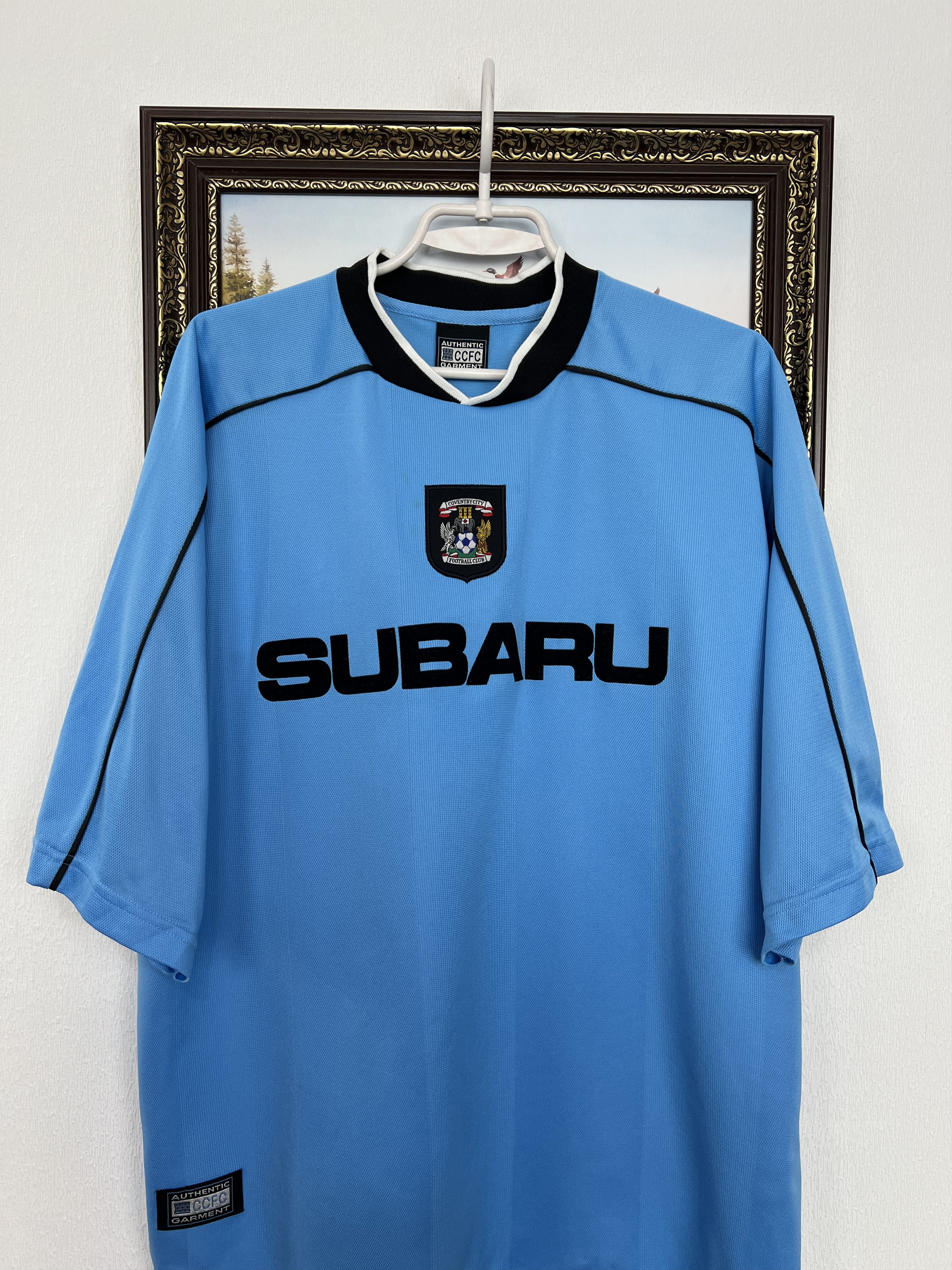 Vintage Coventry City Home football shirt 2001 Soccer Blue Jersey Size US XL / EU 56 / 4 - 2 Thumbnail