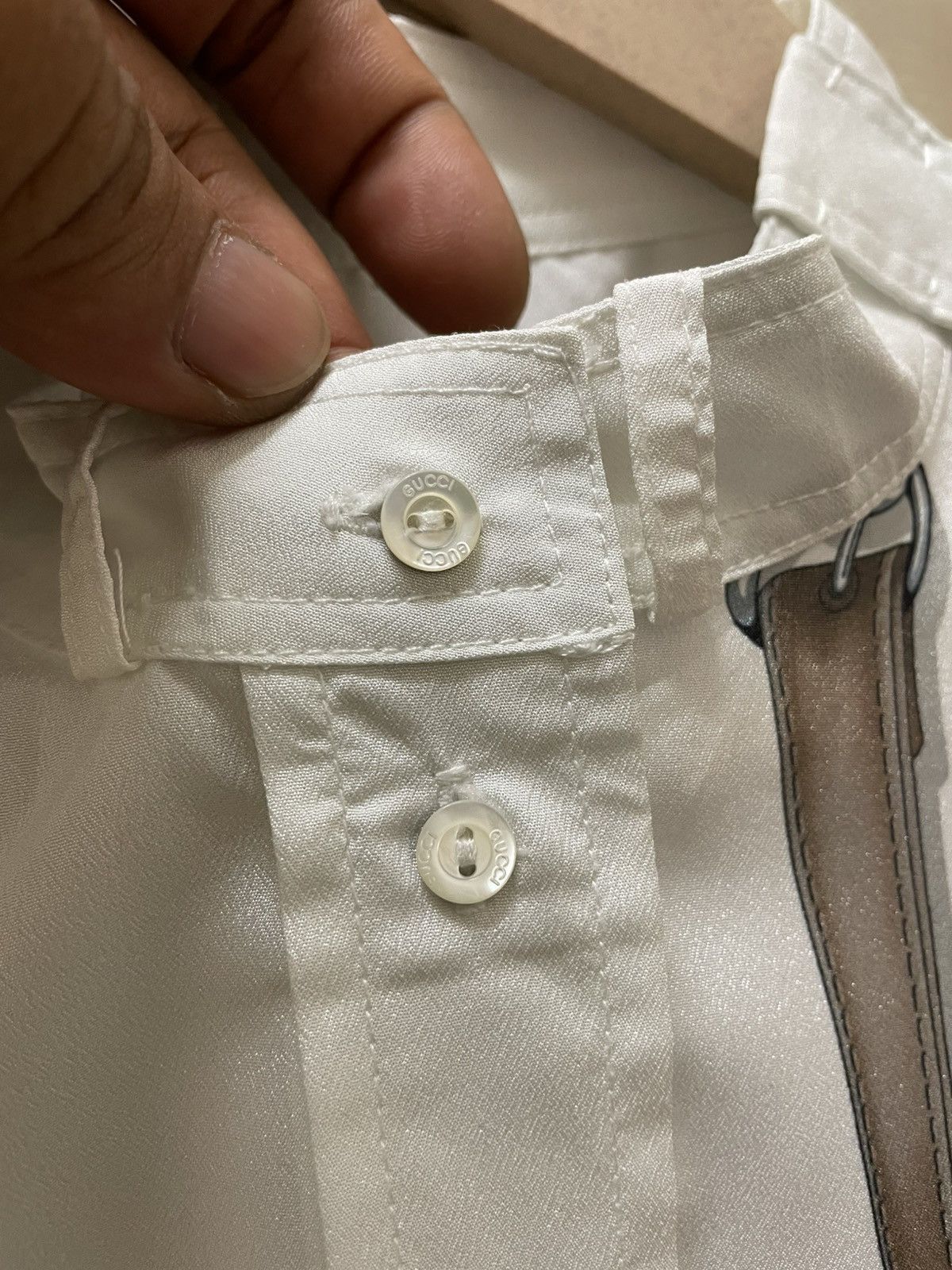 Gucci Gucci Resort 2011 Collection Horsebit Silk Shirt Size M / US 6-8 / IT 42-44 - 7 Thumbnail
