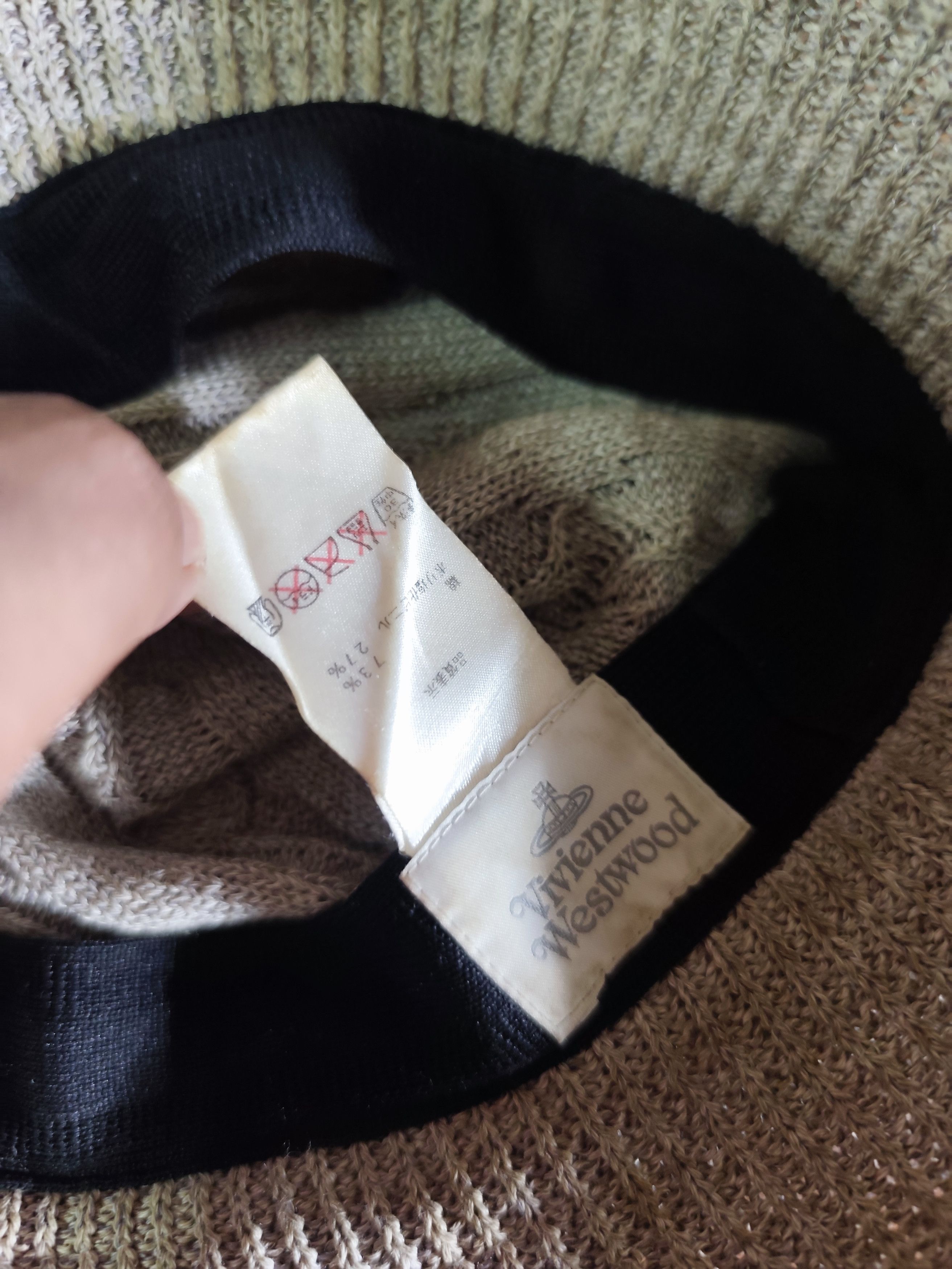 Vivienne Westwood Vivienne Westwood Orb Pin Knit Bucket Hat Size ONE SIZE - 4 Thumbnail