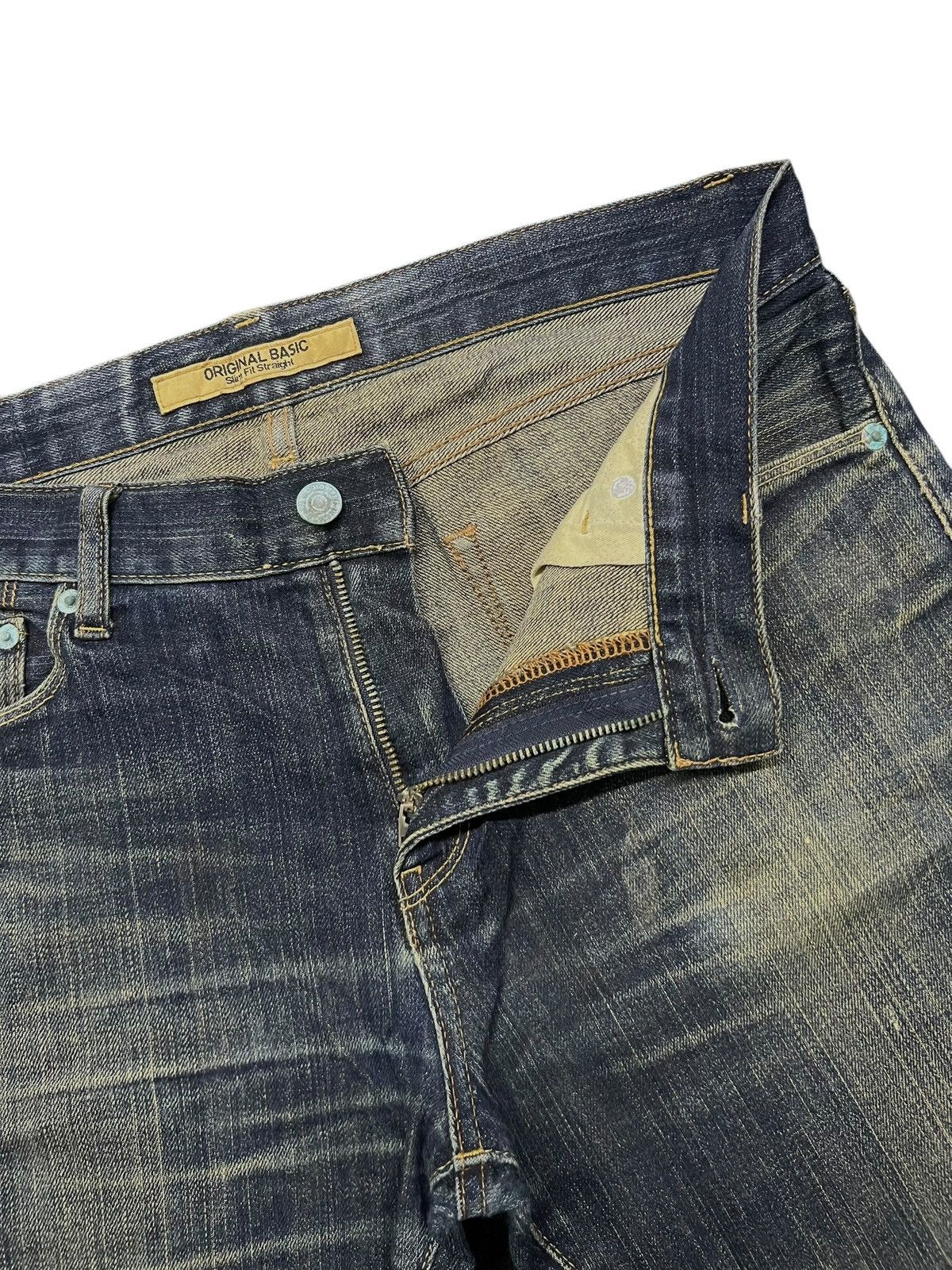 Uniqlo Vintage Uniqlo S-001 Japan - Faded Rusty Wash Jeans Size US 34 / EU 50 - 9 Thumbnail