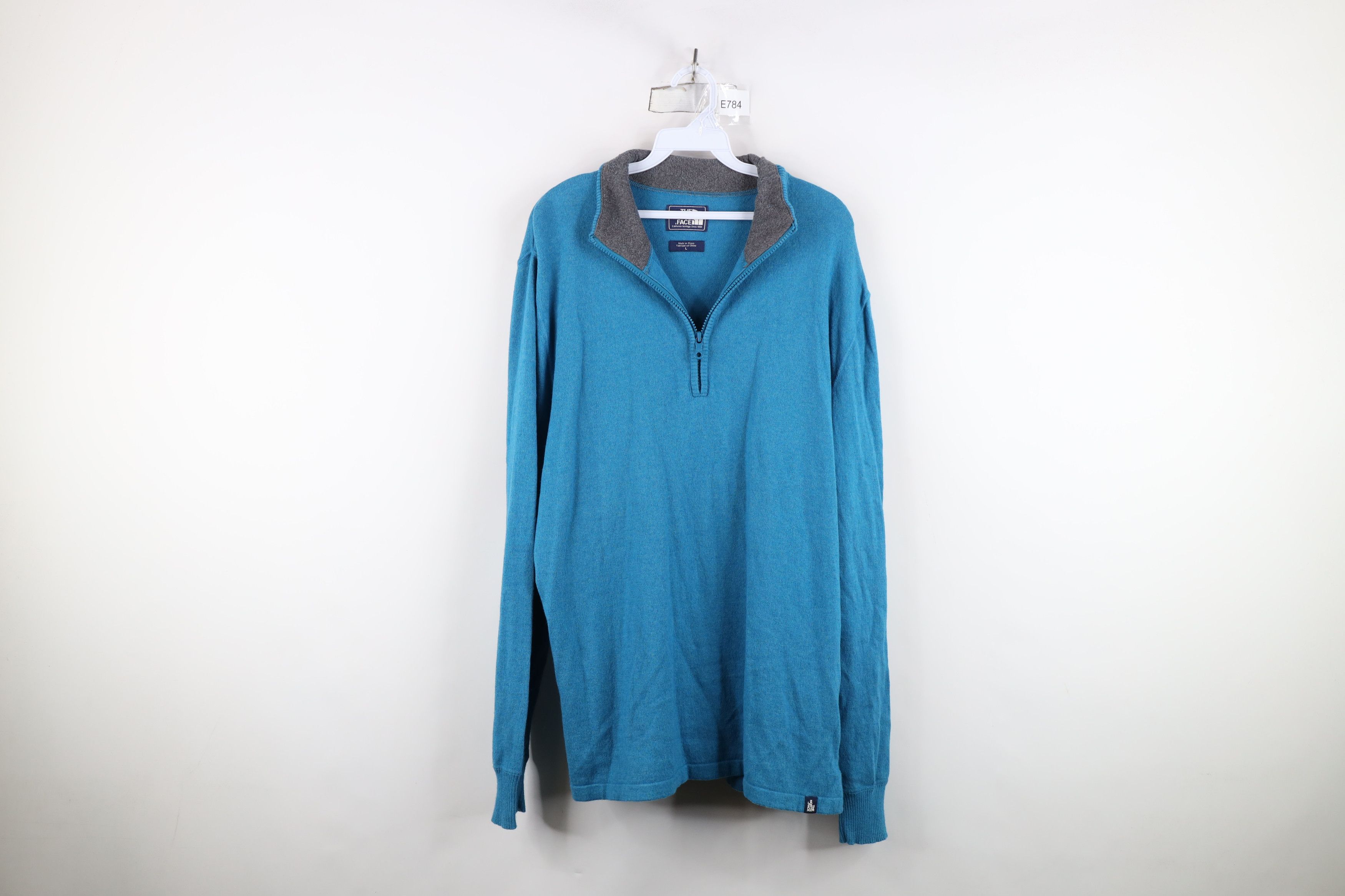 The North Face Vintage The North Face Wool Blend Knit Half Zip Sweater Size US L / EU 52-54 / 3 - 1 Thumbnail