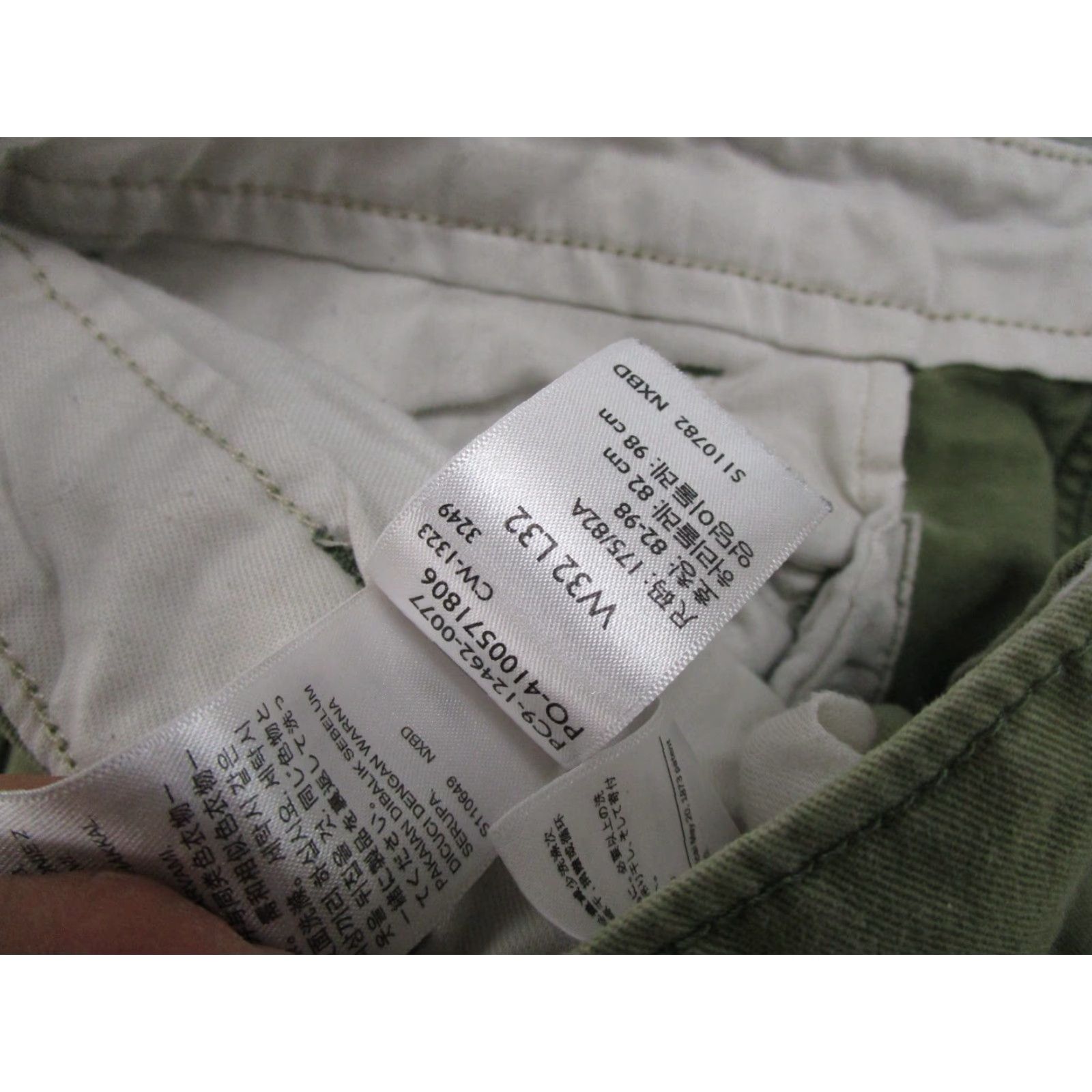 Levi's Levi's Cargo Pants Green 32x32 Straight Cotton Canvas Mens Pants Casual Outdoors Hiking Camp 30 In Inseam Size US 32 / EU 48 - 4 Thumbnail