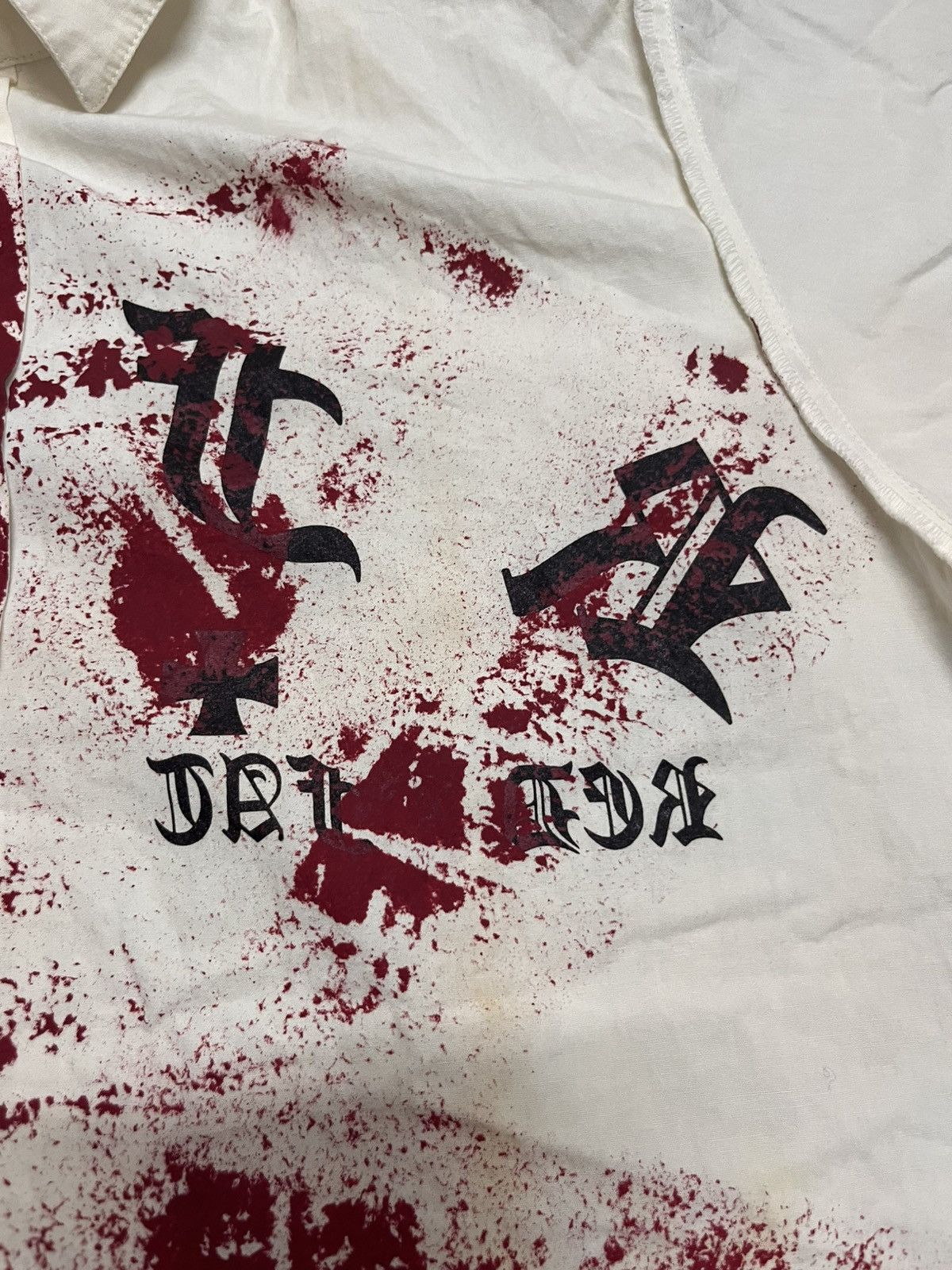 Seditionaries 💥Vtg Y2K Punk No Future Red Fat Hearts Anti Cross Anarchy Size US M / EU 48-50 / 2 - 10 Thumbnail