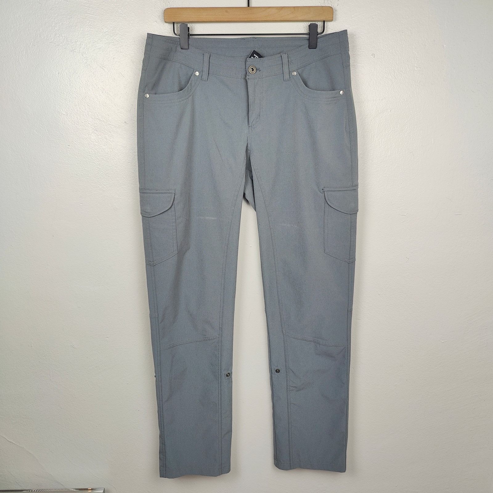 Kuhl Kuhl Freeflex Roll Up Cargo Pants Womens 12 Flint Gray Size 34" / US 12 / IT 48 - 1 Thumbnail
