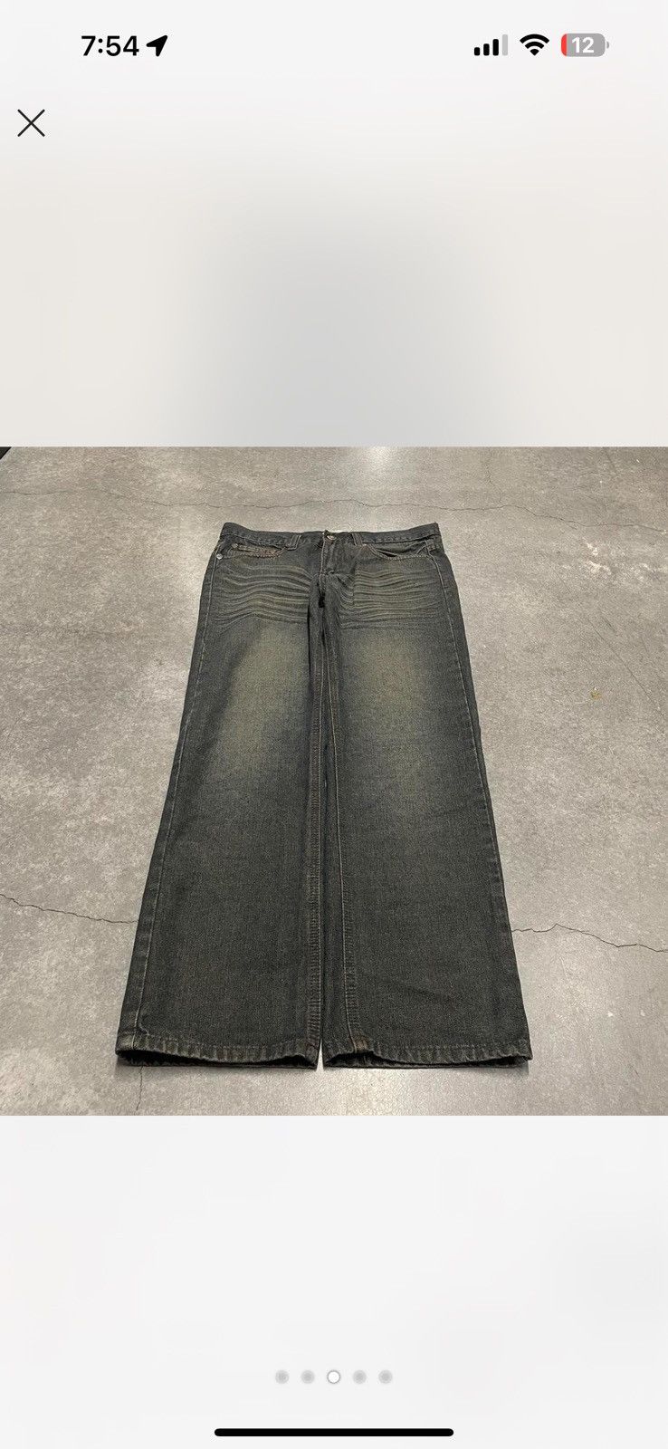 Vintage Skater Grunge Faded Jeans Size US 32 / EU 48 - 3 Thumbnail
