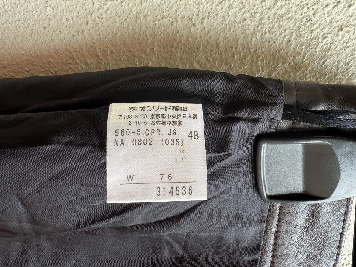 Jean Paul Gaultier Jean Paul Gaultier Homme Side Zippers Leather Pant Size US 30 / EU 46 - 22 Thumbnail