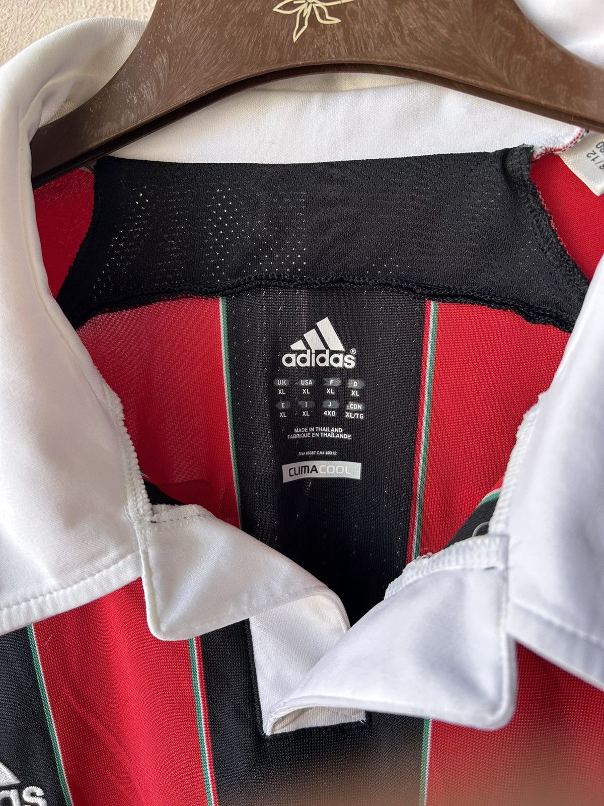 Adidas Y2K AC Milan Romancenko 2012/13 Soccer Jersey Size US XL / EU 56 / 4 - 6 Thumbnail