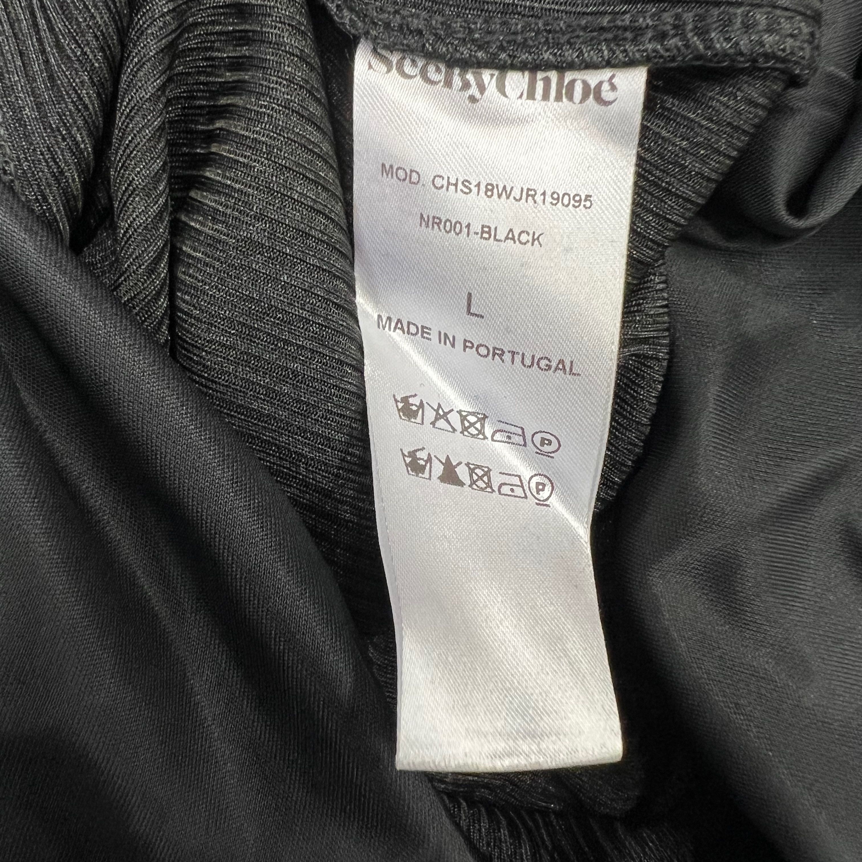 See by Chloe NEW See By Chloe Semi Sheer Ruffle Size L / US 10 / IT 46 - 3 Thumbnail