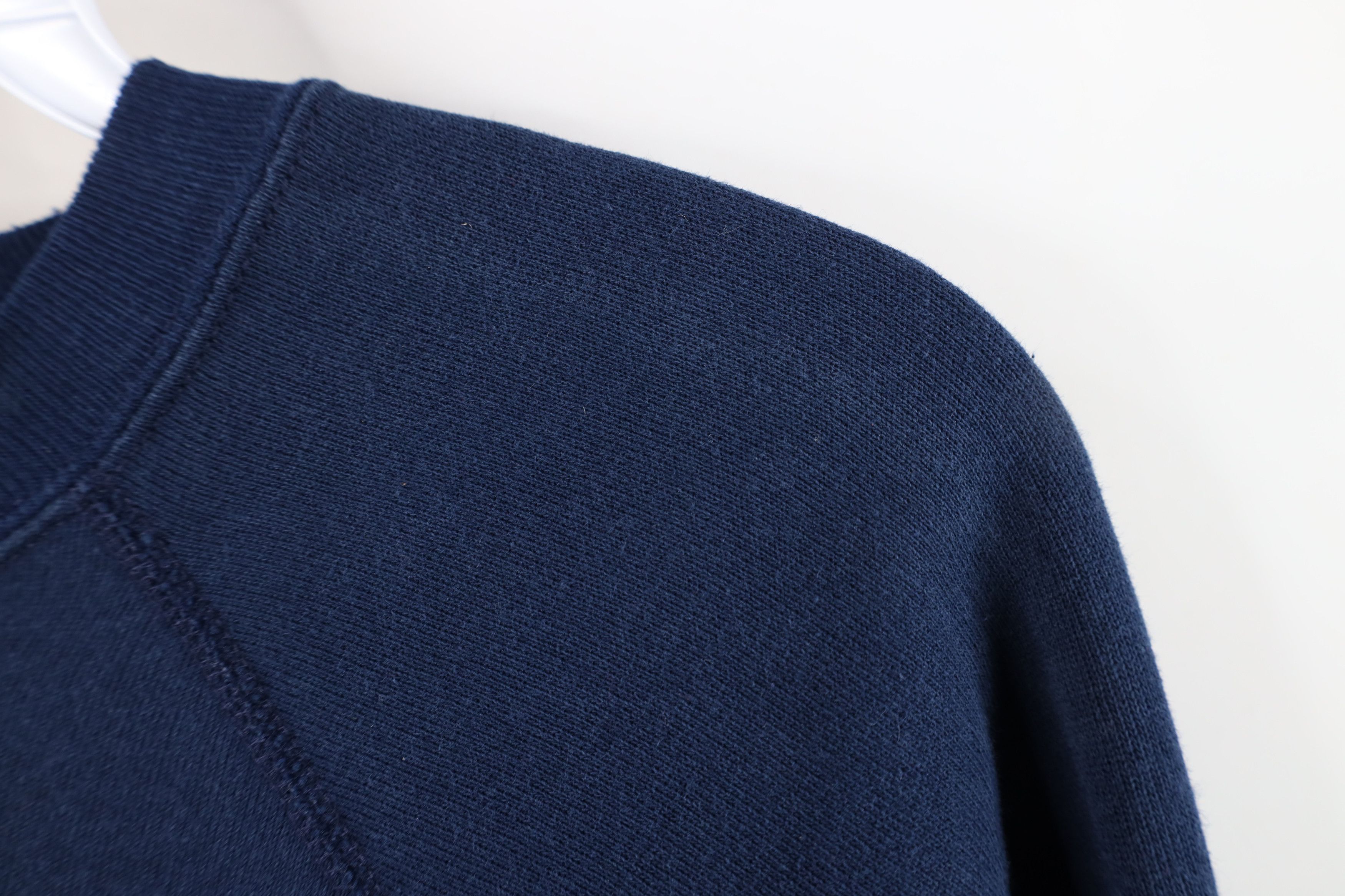 Vintage Vintage 90s Streetwear Crewneck Sweatshirt Navy Blue USA Size US XXL / EU 58 / 5 - 5 Thumbnail