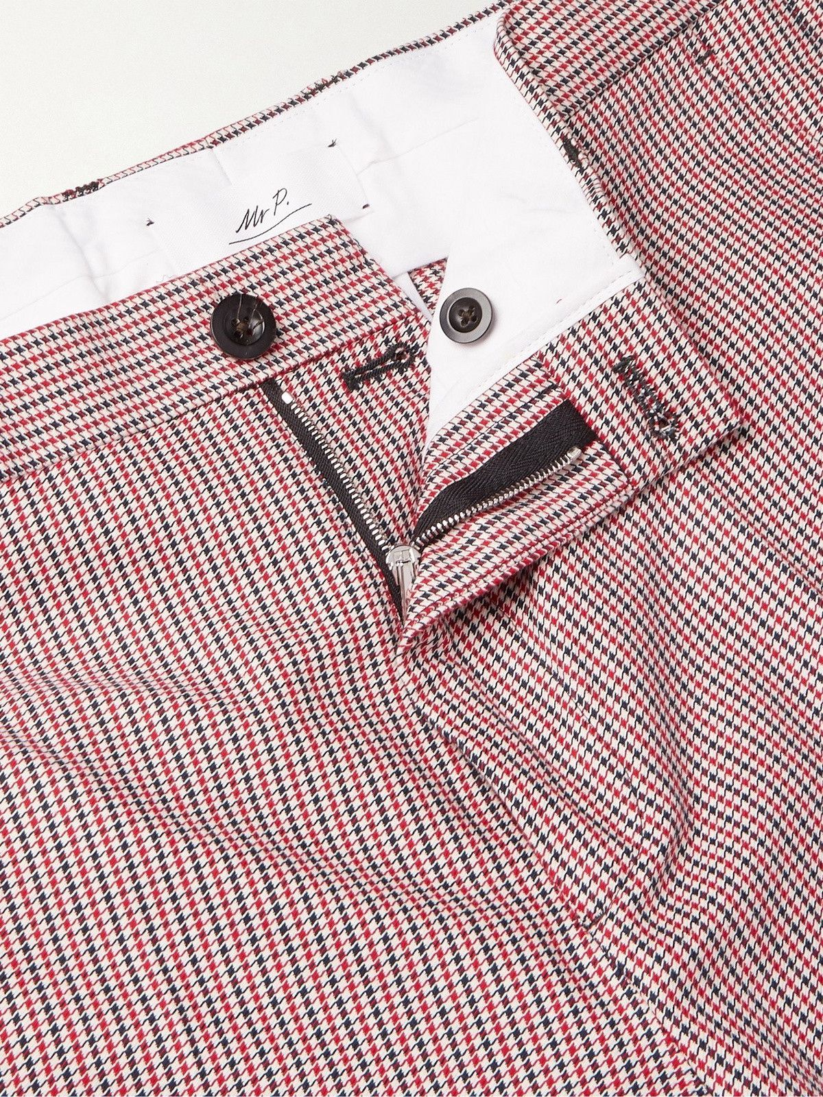 Mr P. Tapered Puppytooth Stretch-Cotton Golf Trousers Size US 32 / EU 48 - 5 Thumbnail