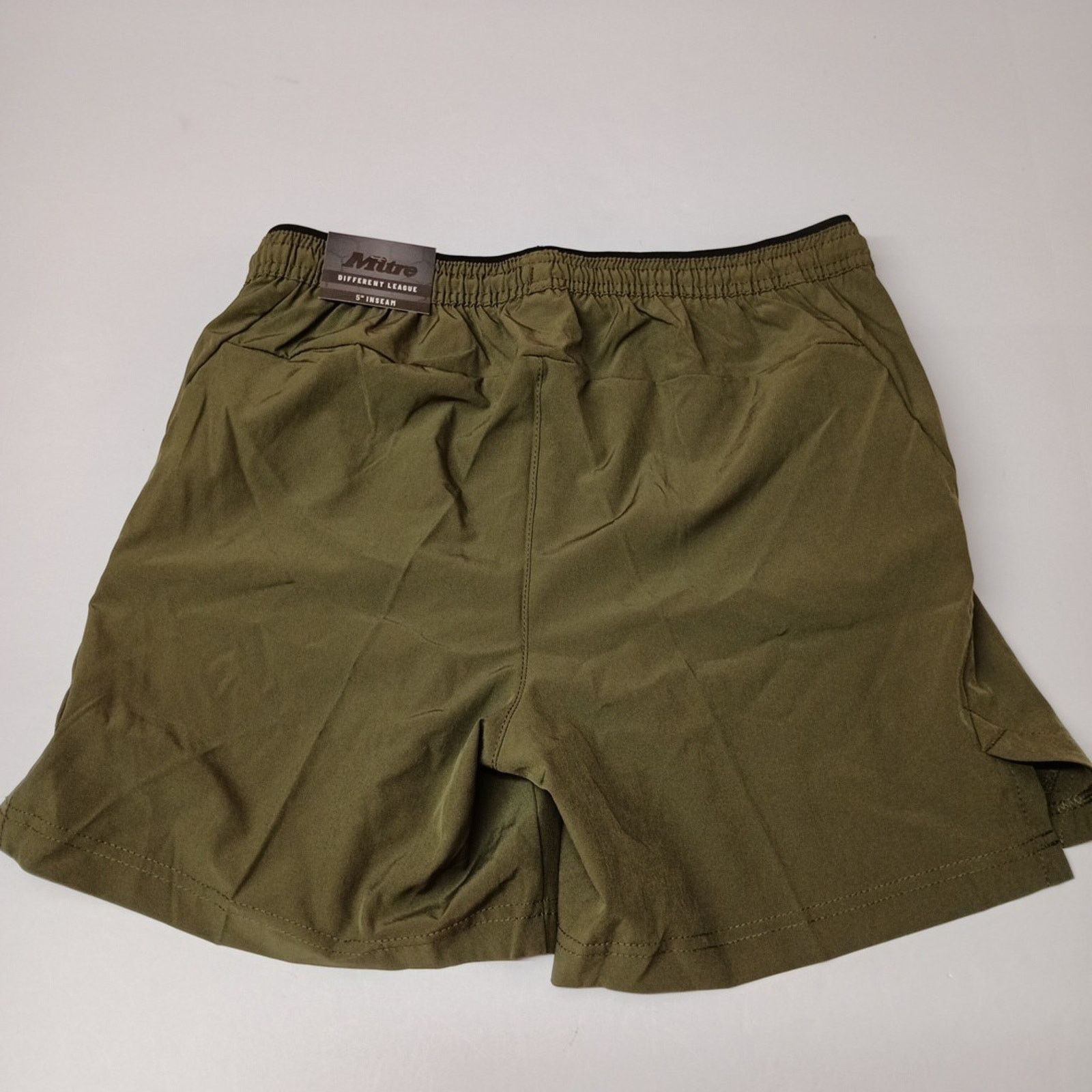 Other Mitre Men’s S Elastic Waist Green Shorts With 5” Inseam NWT Size US 29 - 7 Thumbnail