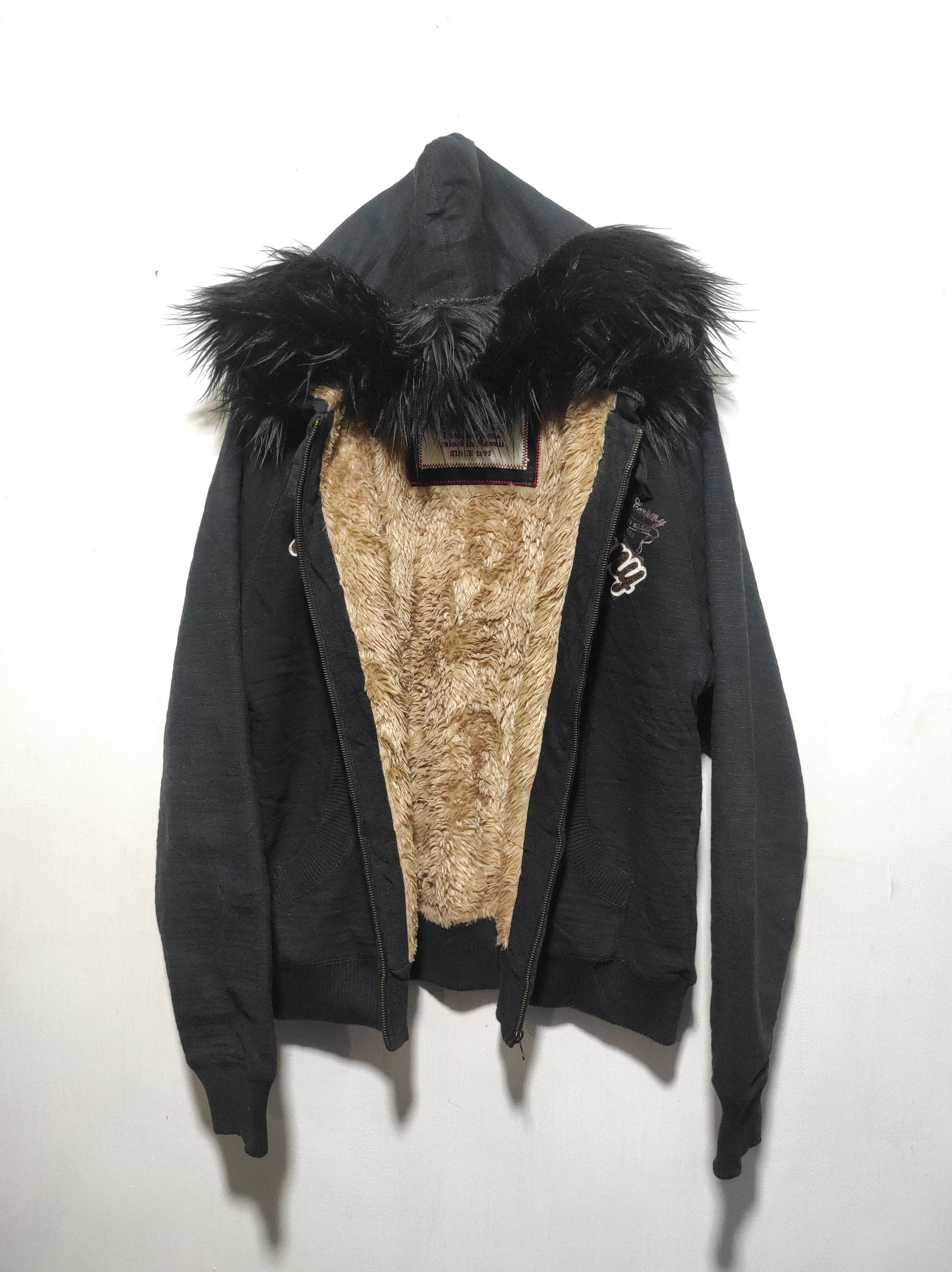 Hysteric Glamour The Funny Company Sherpa Zip Fur Hoodie LGB i6w9 style Size US L / EU 52-54 / 3 - 12 Thumbnail