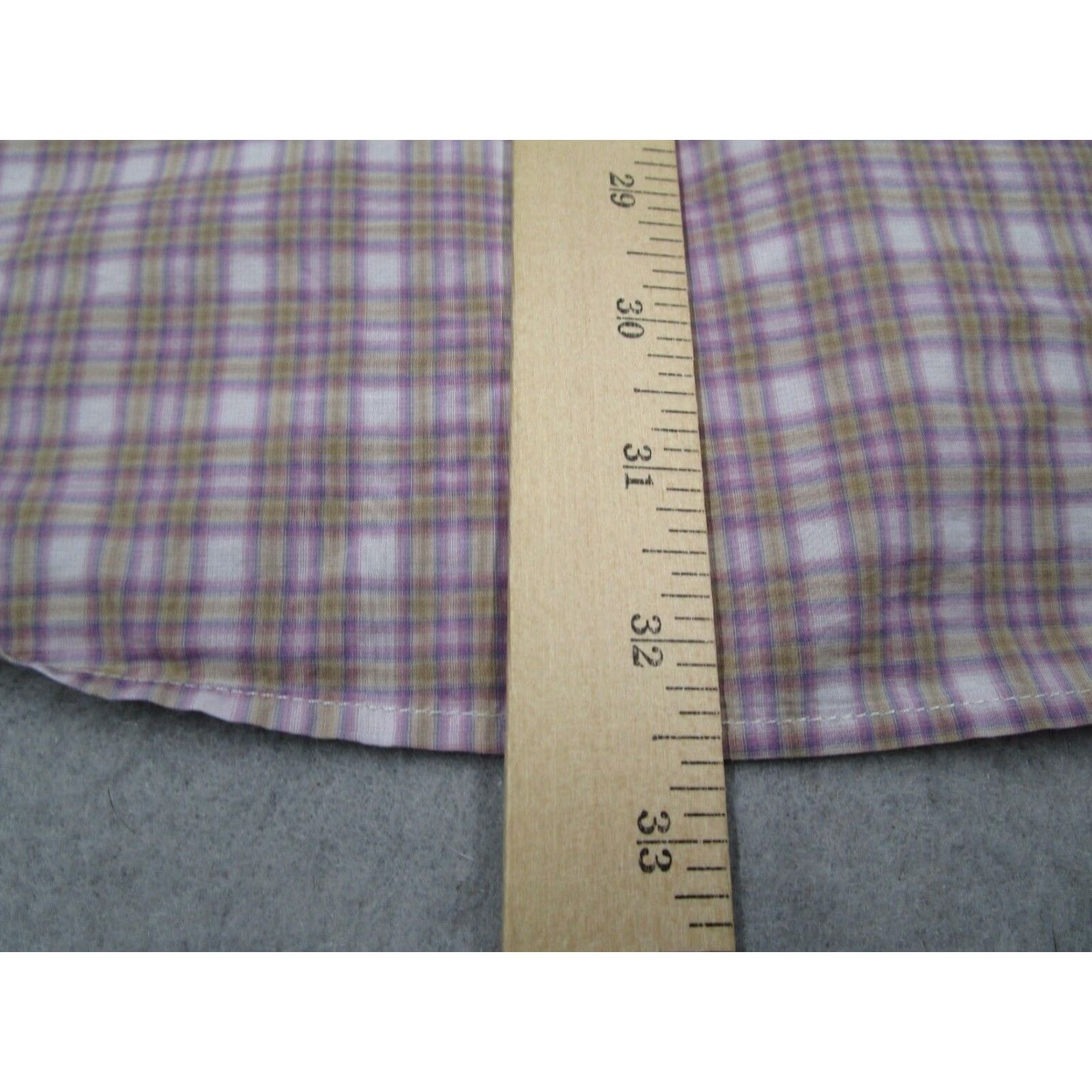 Etro ETRO Shirt Mens 42 Purple Button-Up Long Sleeve Check Knit 100% Cotton Made in Italy Size US XL / EU 56 / 4 - 6 Thumbnail