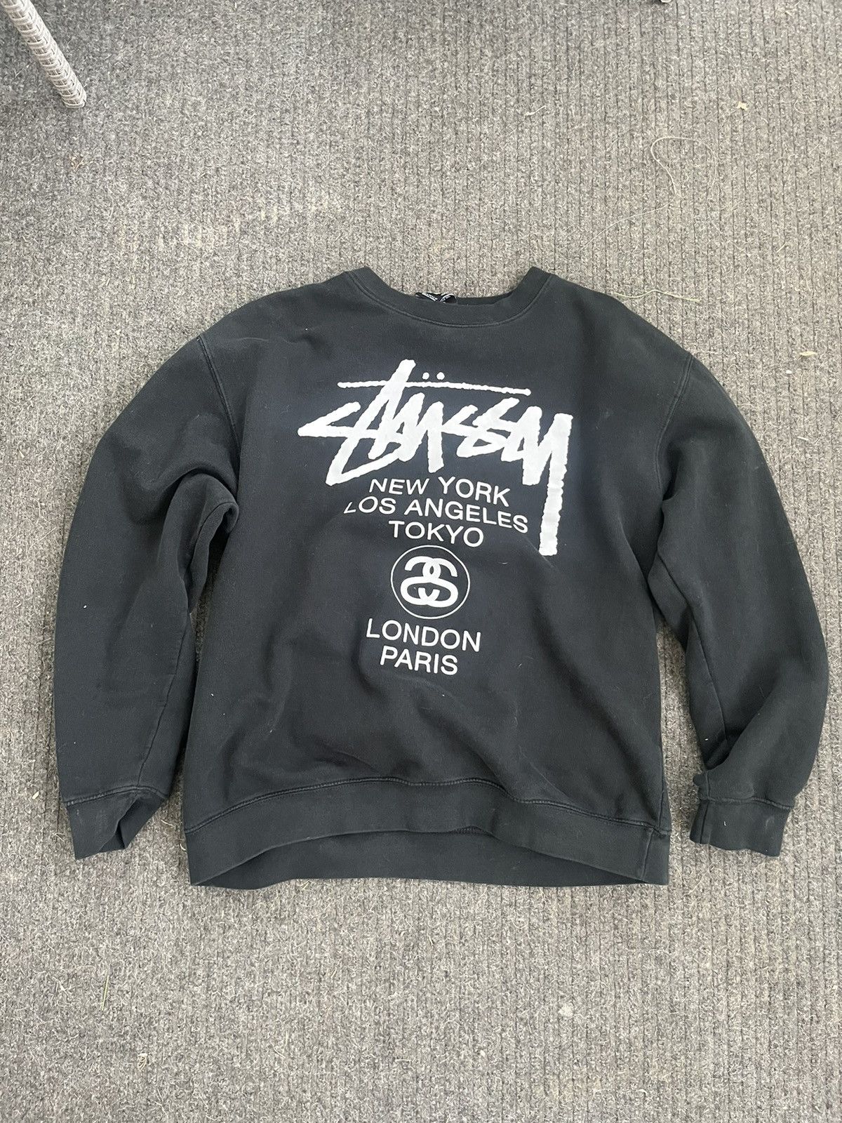 Designer × Streetwear × Stussy Stussy Store Location Crewneck | Grailed