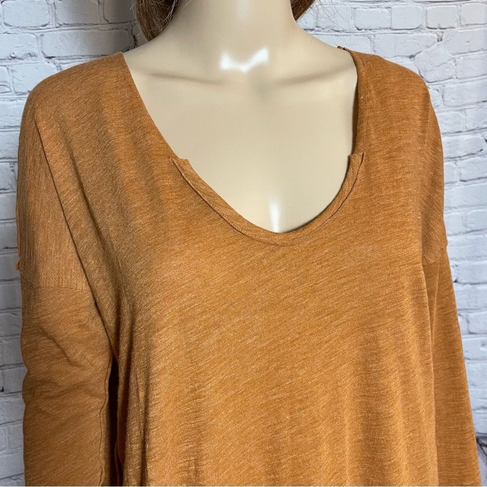 Free People New Free People Sienna Rusty Long Sleeve Top Size S Size S / US 4 / IT 40 - 3 Thumbnail