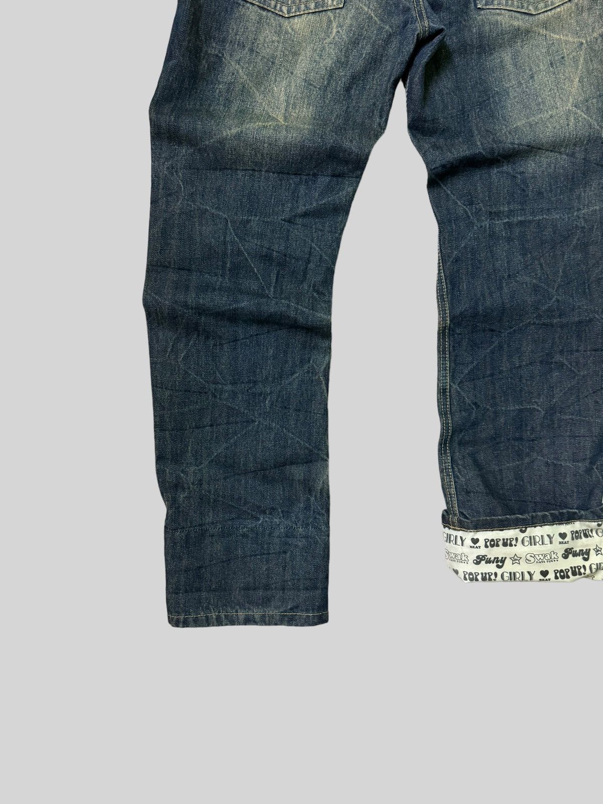 Hysteric Glamour × Japanese Brand Chip Clip Patches Pop up Girly Junya Watanabe Denim Jeans Size US 32 / EU 48 - 15 Thumbnail