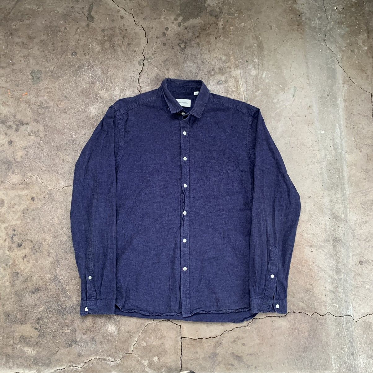 Oliver Spencer Oliver Spencer Grey Cotton Shirt size M Size US M / EU 48-50 / 2 - 1 Thumbnail