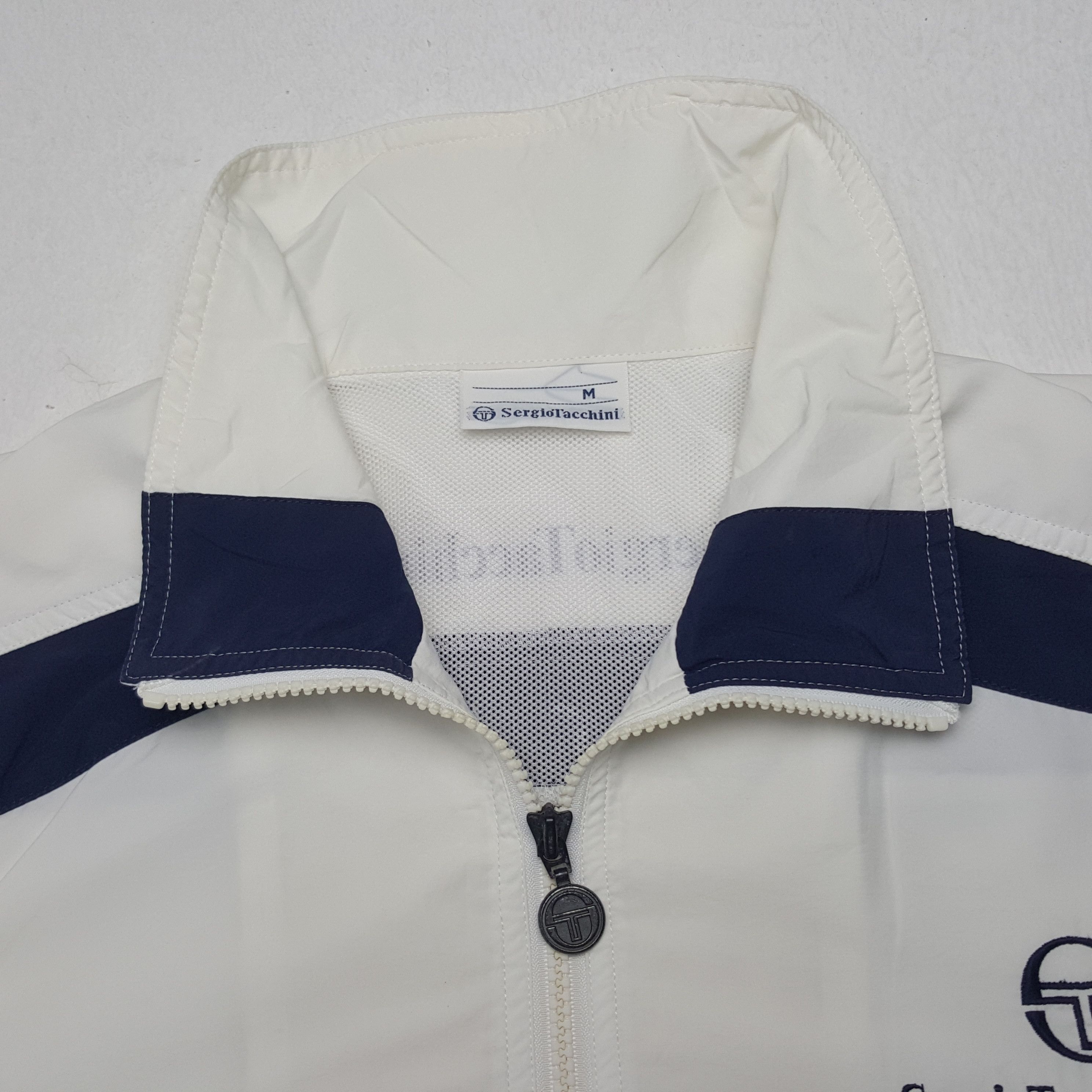Sergio Tacchini × Vintage Vintage Sergio Tacchini Sports Style Windbreaker Jacket Size US L / EU 52-54 / 3 - 5 Thumbnail
