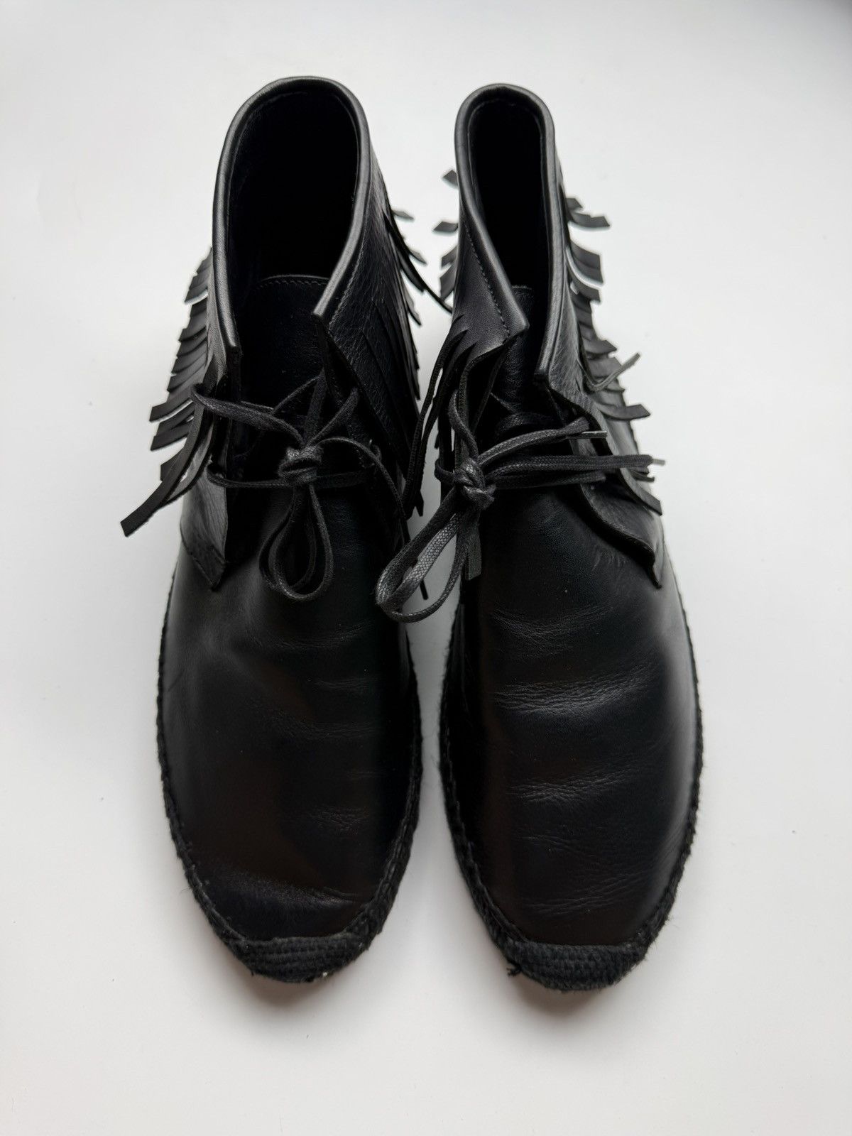 Saint Laurent Paris Saint Laurent Fringed Espadrille Boots Size US 9 / EU 42 - 4 Thumbnail