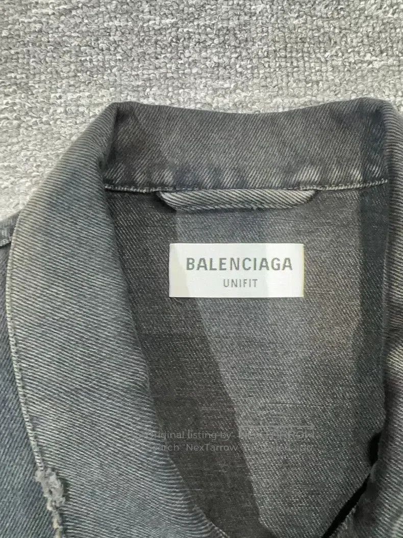 Balenciaga Balenciaga Spray-Painted Graffiti Denim Jacket Size US M / EU 48-50 / 2 - 5 Thumbnail