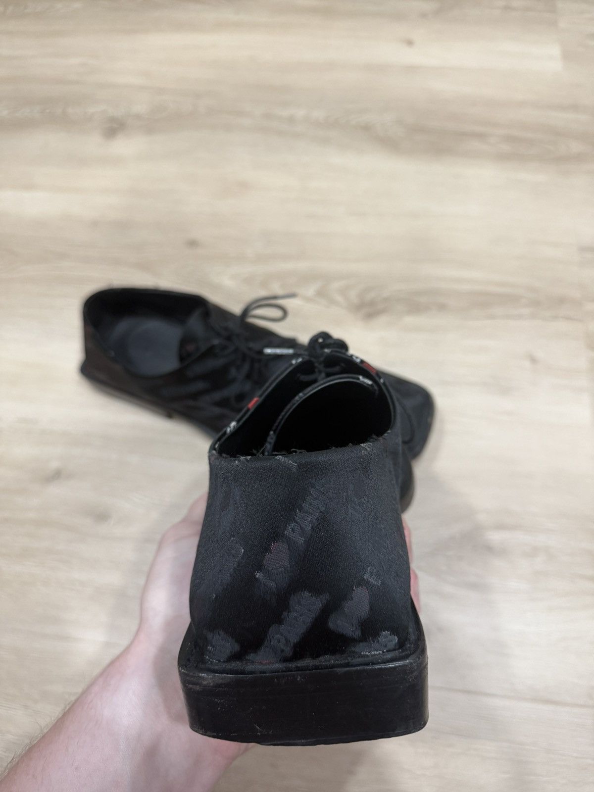 Balenciaga Balenciaga I Heart Paris Canvas Loafers Size US 11 / EU 44 - 11 Thumbnail