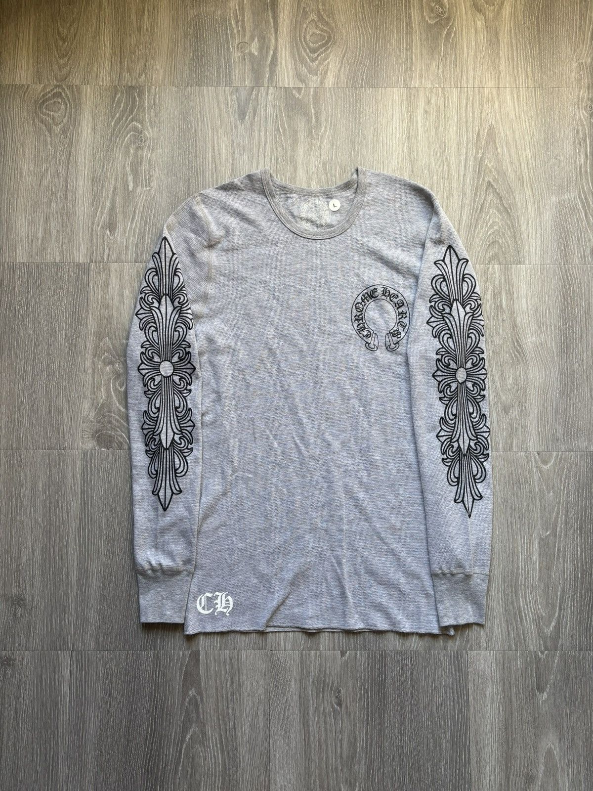 Chrome Hearts Chrome Hearts Floral Thermal Grey Size US L / EU 52-54 / 3 - 1 Thumbnail