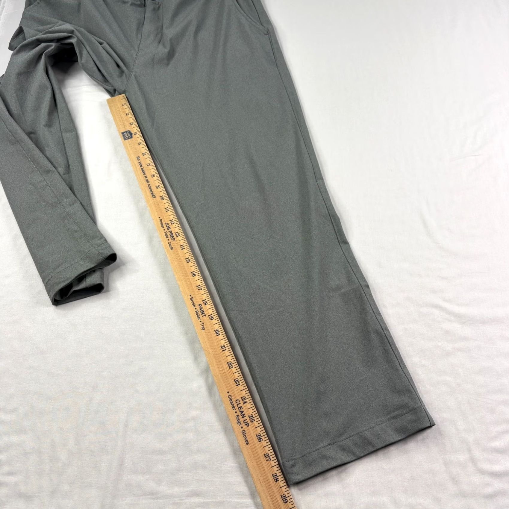 Vintage Twillory Pants Mens 38x30 Gray Chino Performance Stretch Casual Preppy Size US 38 / EU 54 - 6 Thumbnail