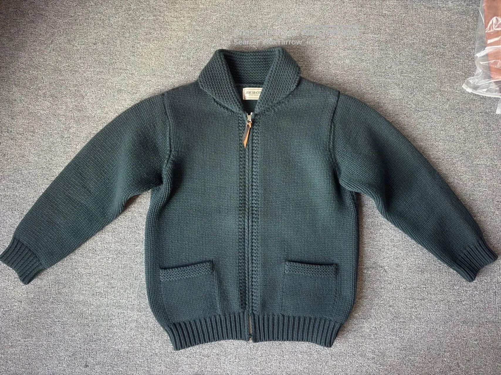 The Real Mccoy Joe Mccoy Cashmere Blend Jacket 38 in Green, Men's — image 3 of 6