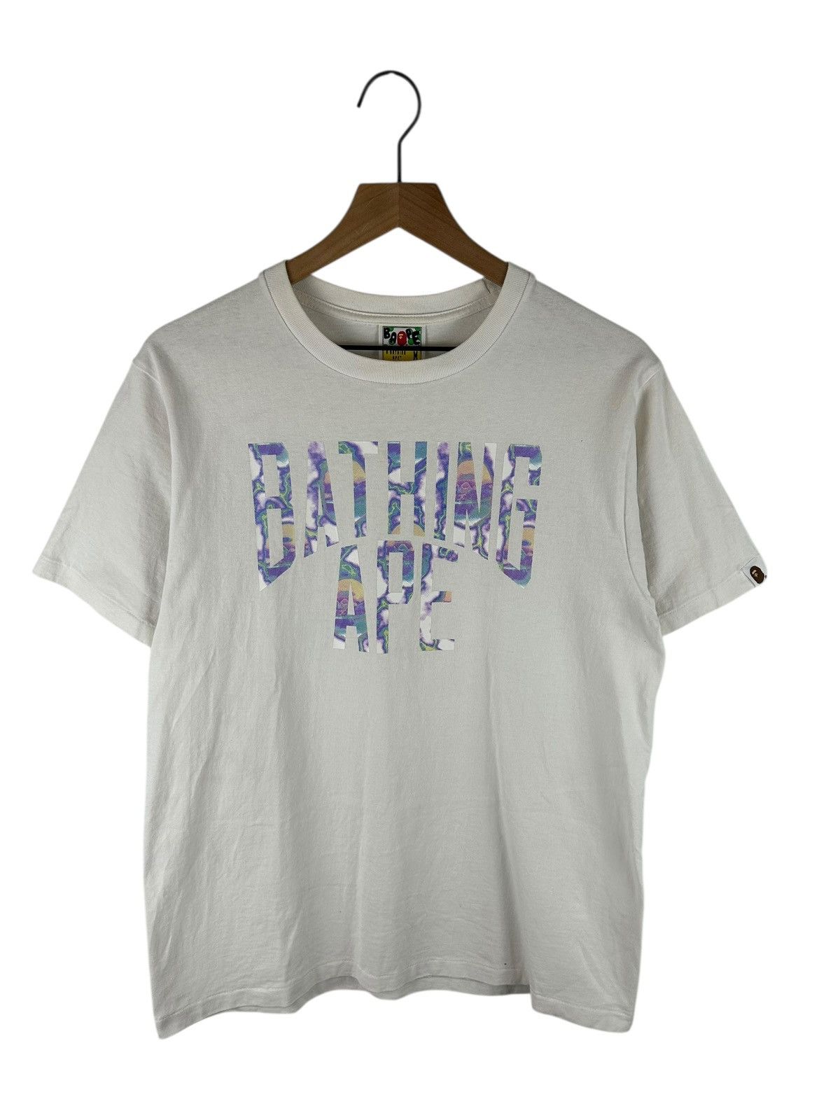 Bape Bape Logo Print T-Shirt Size US M / EU 48-50 / 2 - 1 Thumbnail