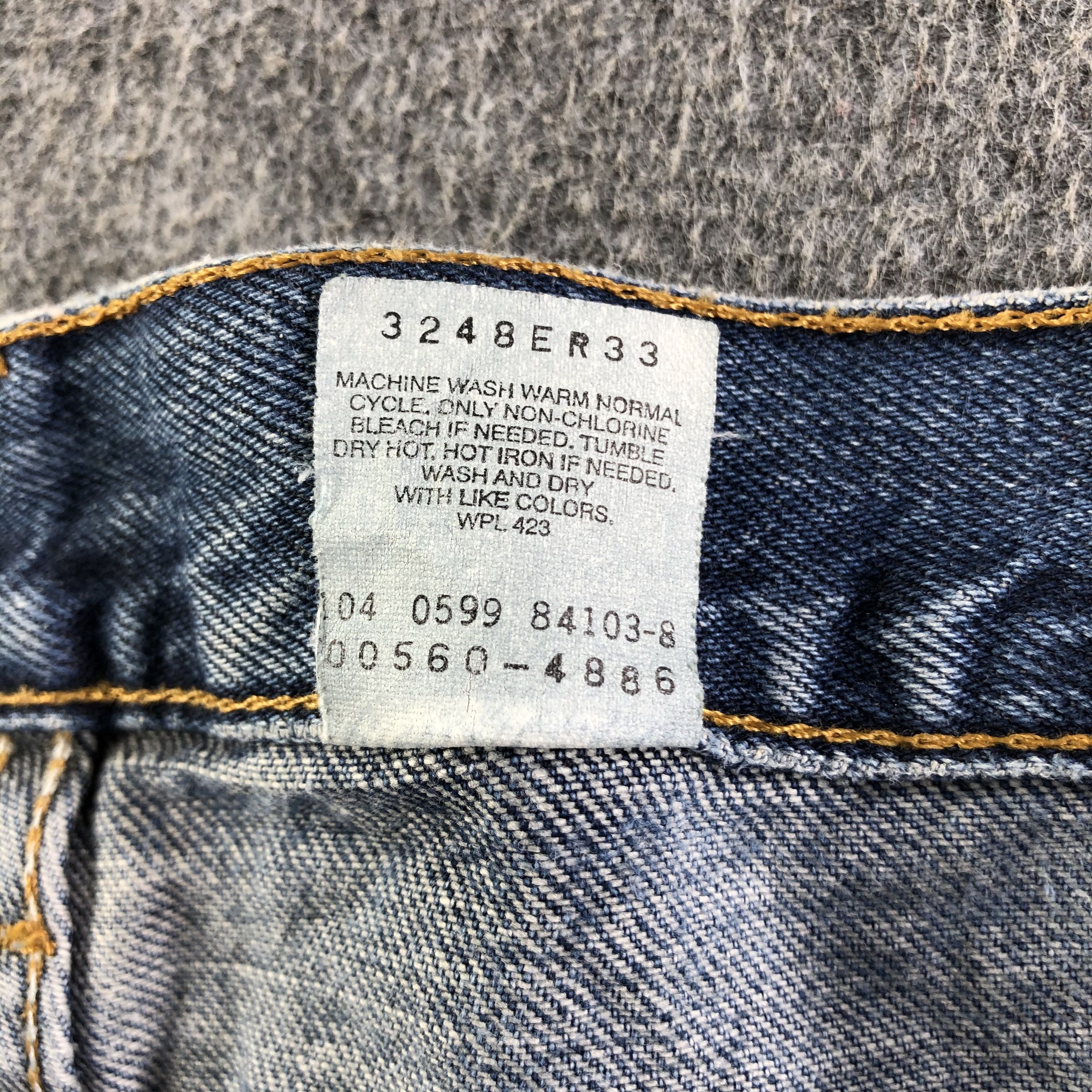 Levi's Vintage 90s Blue Wash Levis 560 Jeans-J3319 Size US 36 / EU 52 - 13 Thumbnail