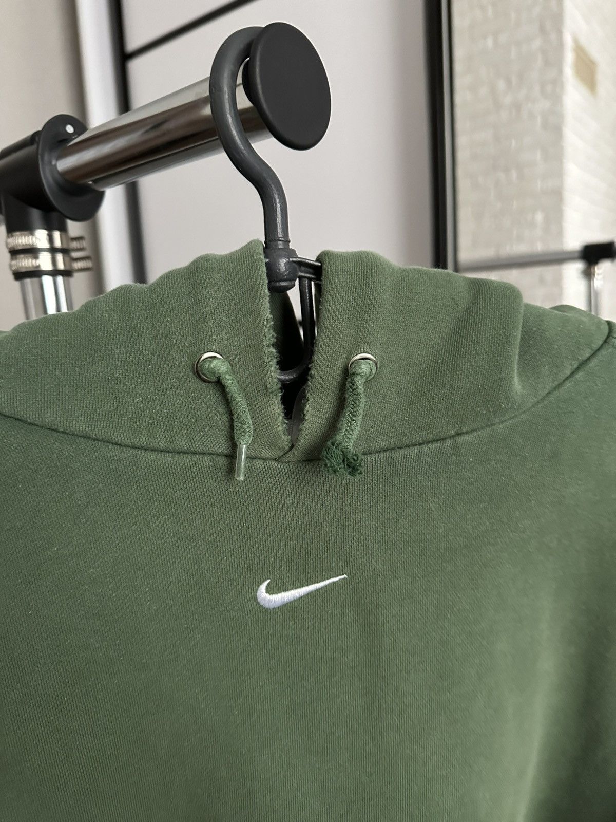 Nike Nike Hoodie Pullover Vintage Center Swoosh 90s USA Size US XL / EU 56 / 4 - 8 Thumbnail