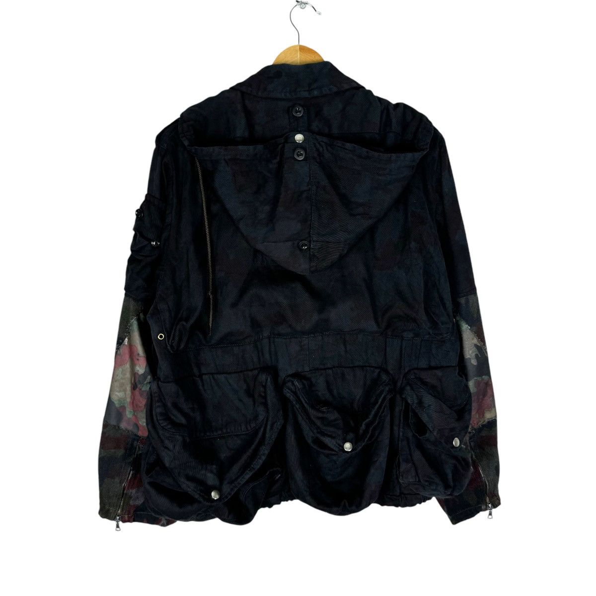 Japanese Brand 🔥VINTAGE SWISS M70 HOODIE BONDAGE CAMO JACKET Size US M / EU 48-50 / 2 - 12 Thumbnail