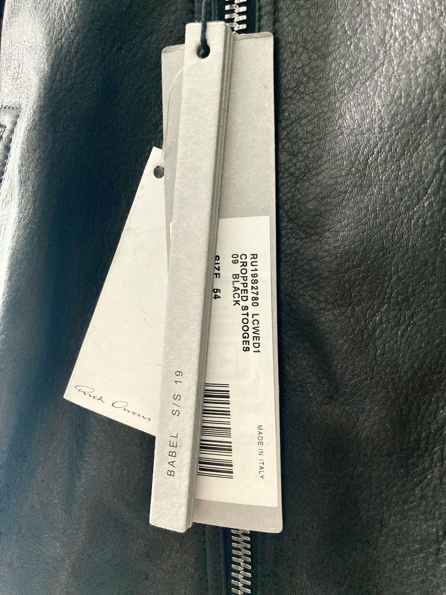 Rick Owens SS19 "BABEL" Studded Stooges LCW Leather Jacket Rick Owens Size US L / EU 52-54 / 3 - 10 Thumbnail