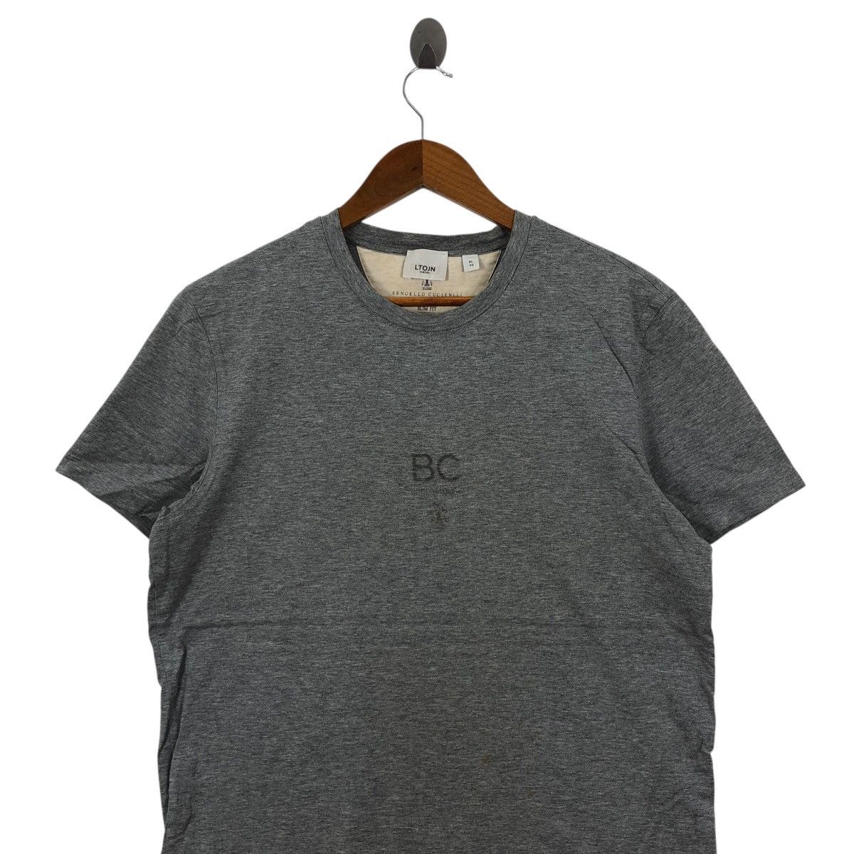 Brunello Cucinelli Brnuello Cucienlli LTOJH Custom T-Shirt Italy Size US XL / EU 56 / 4 - 2 Thumbnail