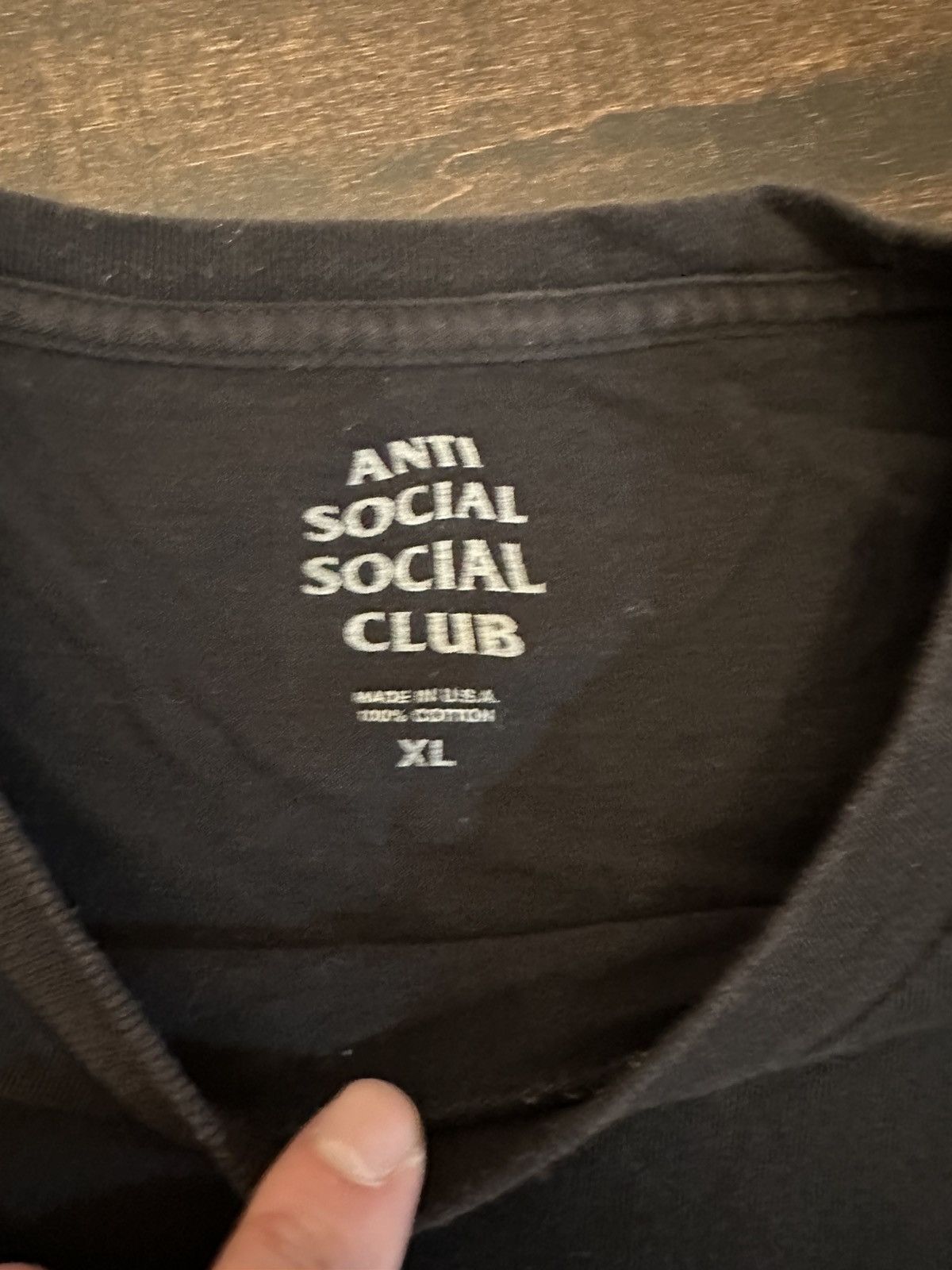 Anti Social Social Club Anti Social Social Club China Tee T Shirt Black Size L Size US L / EU 52-54 / 3 - 5 Thumbnail