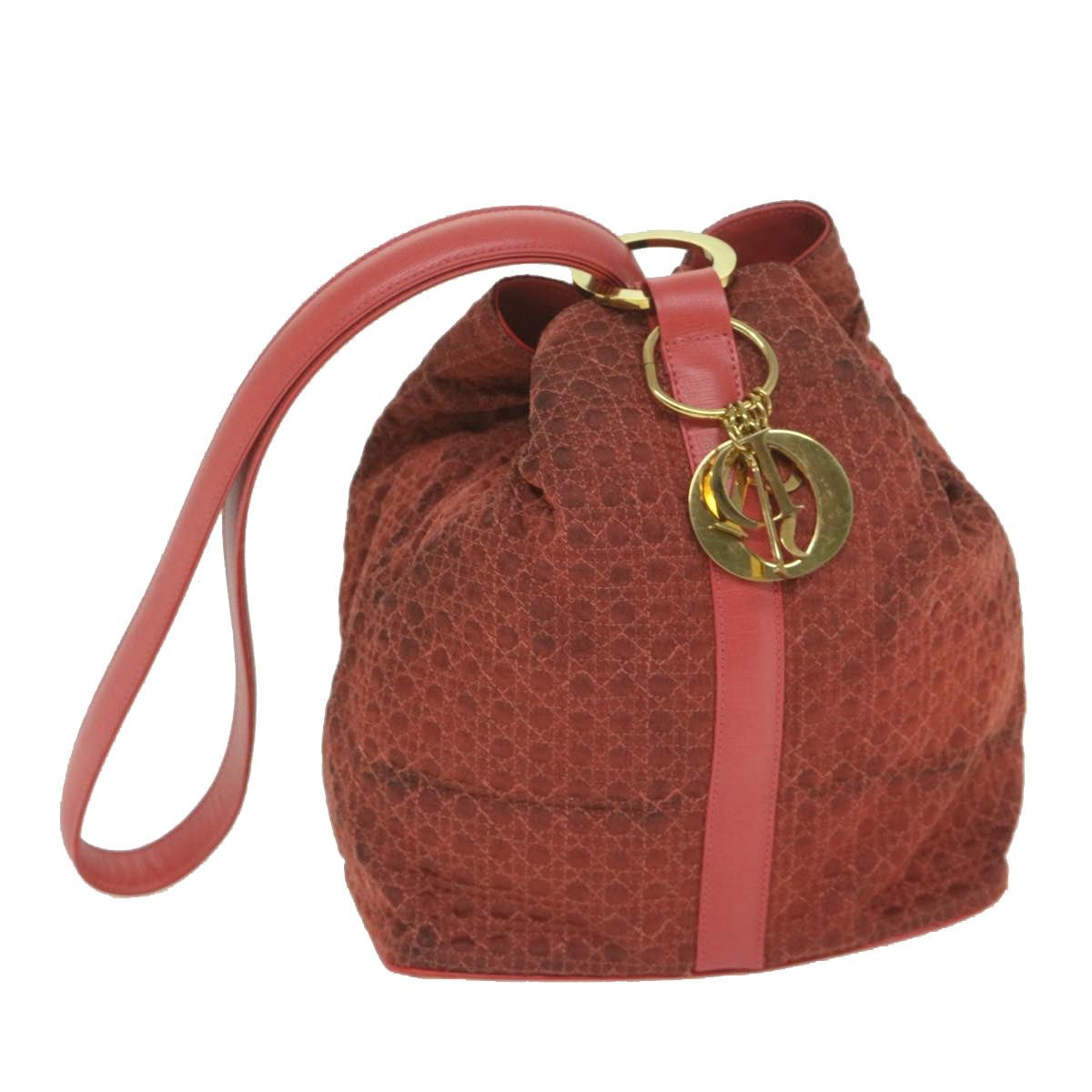 Dior Canage Shoulder Bag Nylon Red, Women's