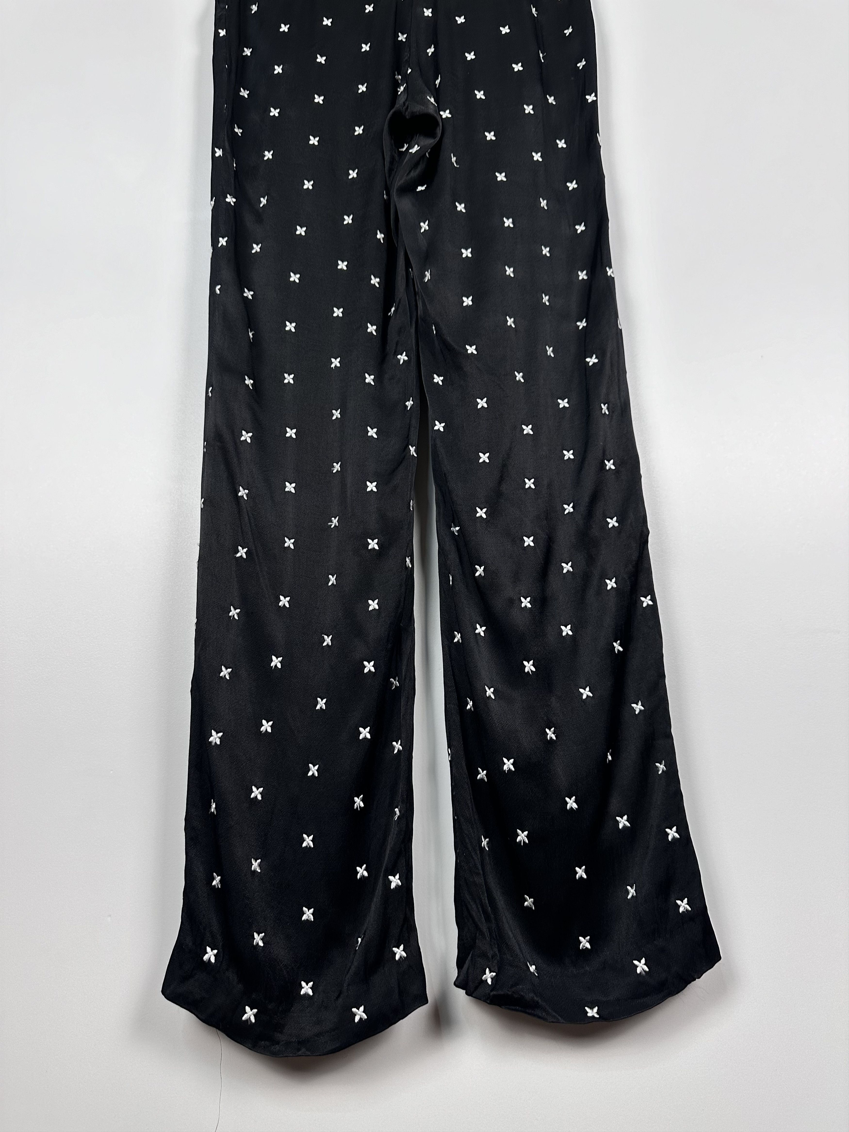 Sandro Sandro Light Womens Viscose Pants Black Size 36 Size 26" / US 2 / IT 38 - 6 Thumbnail