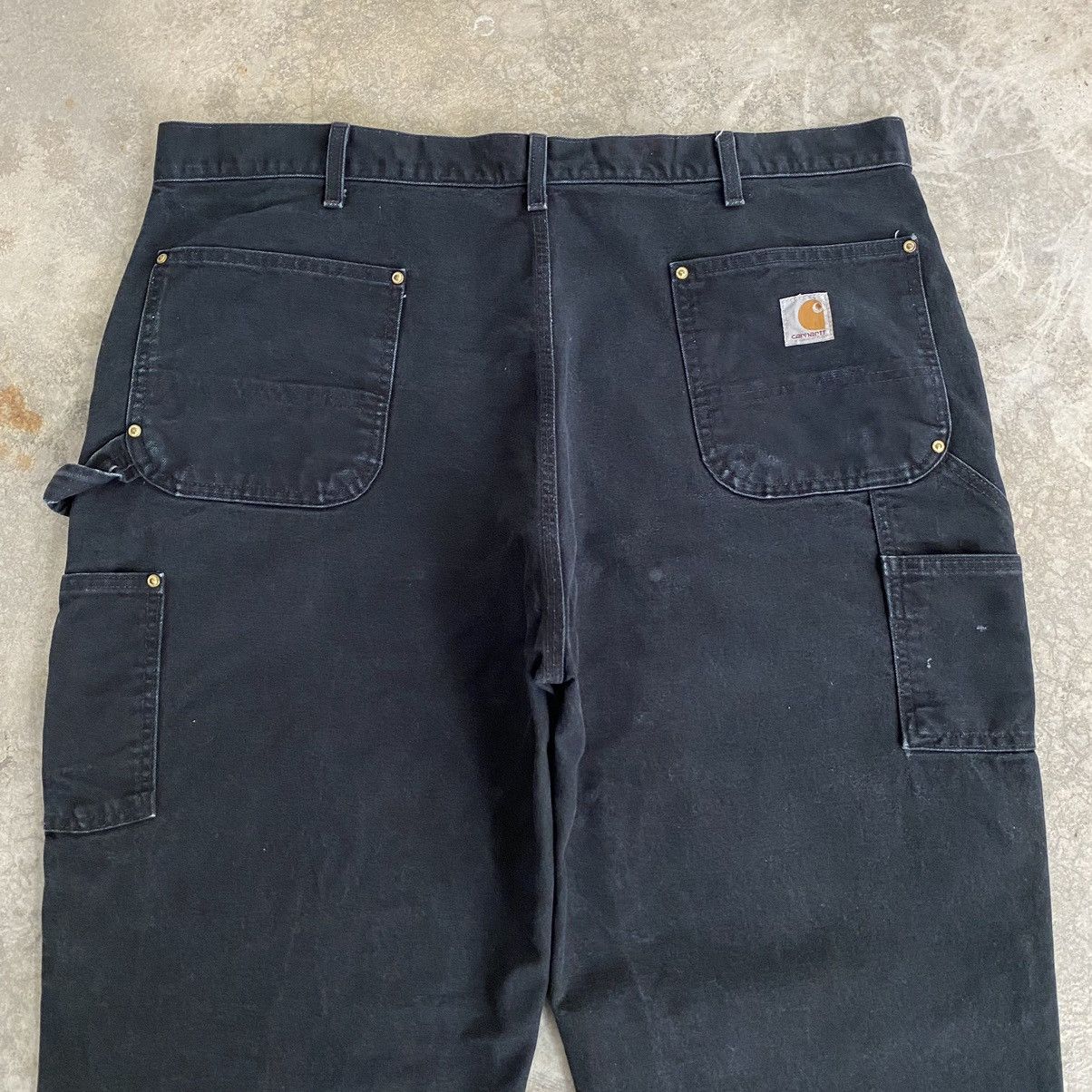 Carhartt Vintage Carhartt Double Knee Black Carpenter Work Pants Size US 41 - 20 Thumbnail