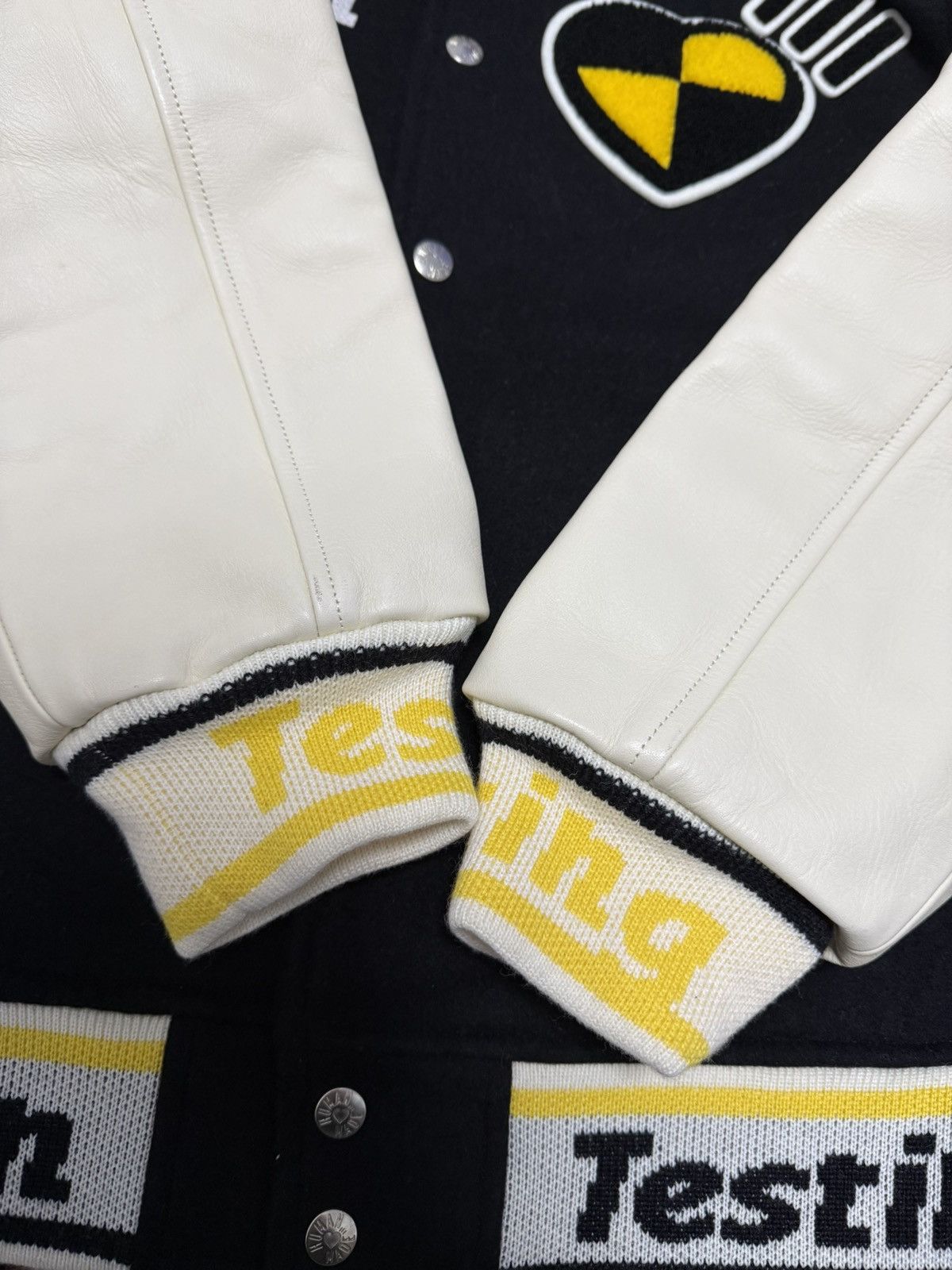 A$AP Rocky × Human Made Human made asap rocky awage human testing varsity jacket Size US M / EU 48-50 / 2 - 12 Thumbnail