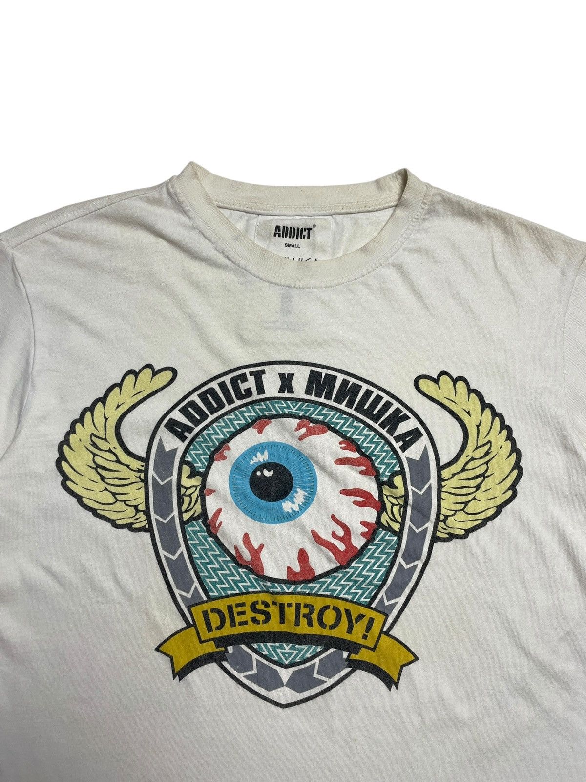 Mishka Mishka X Addict - Graphic Tshirt Size US S / EU 44-46 / 1 - 4 Thumbnail