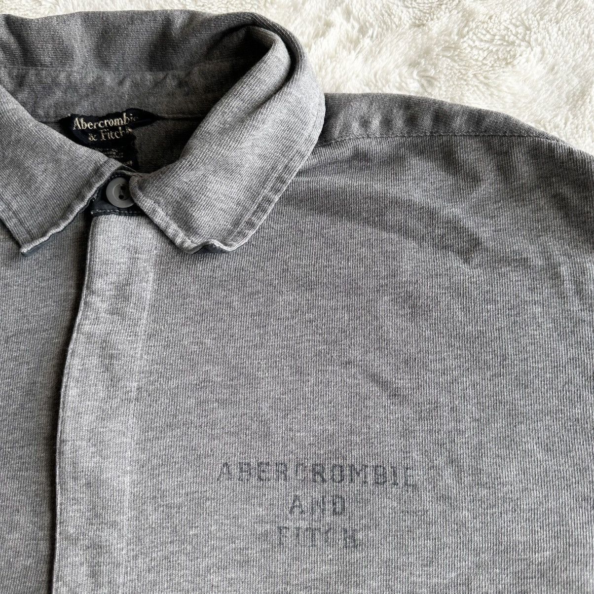 Abercrombie & Fitch Vintage Abercrombie & Fitch Polo Shirt Mens M Gray Rugby Zip Size US M / EU 48-50 / 2 - 8 Thumbnail