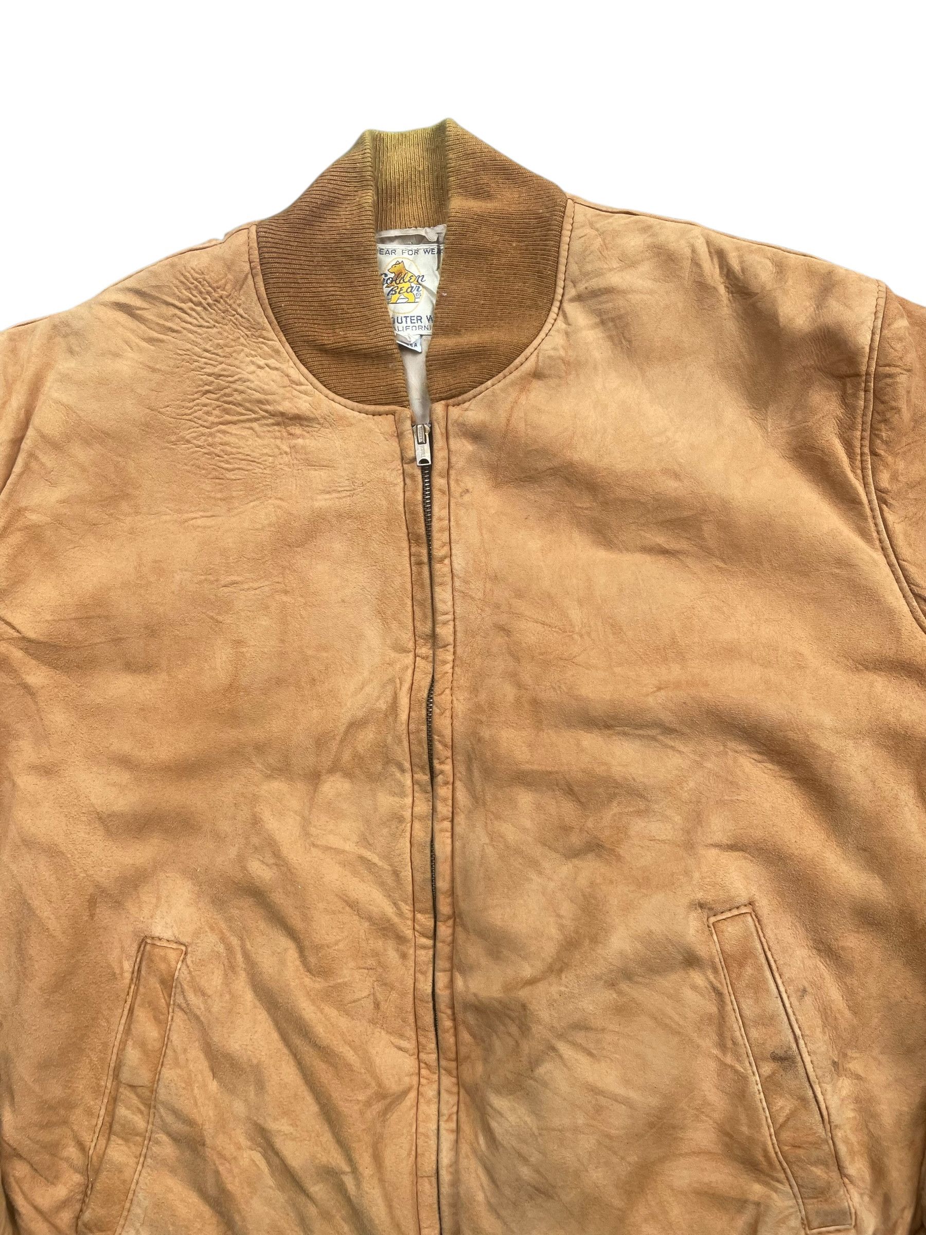 Golden Bear Vintage 60's Golden Bear Suede Leather Jacket Size US L / EU 52-54 / 3 - 2 Thumbnail