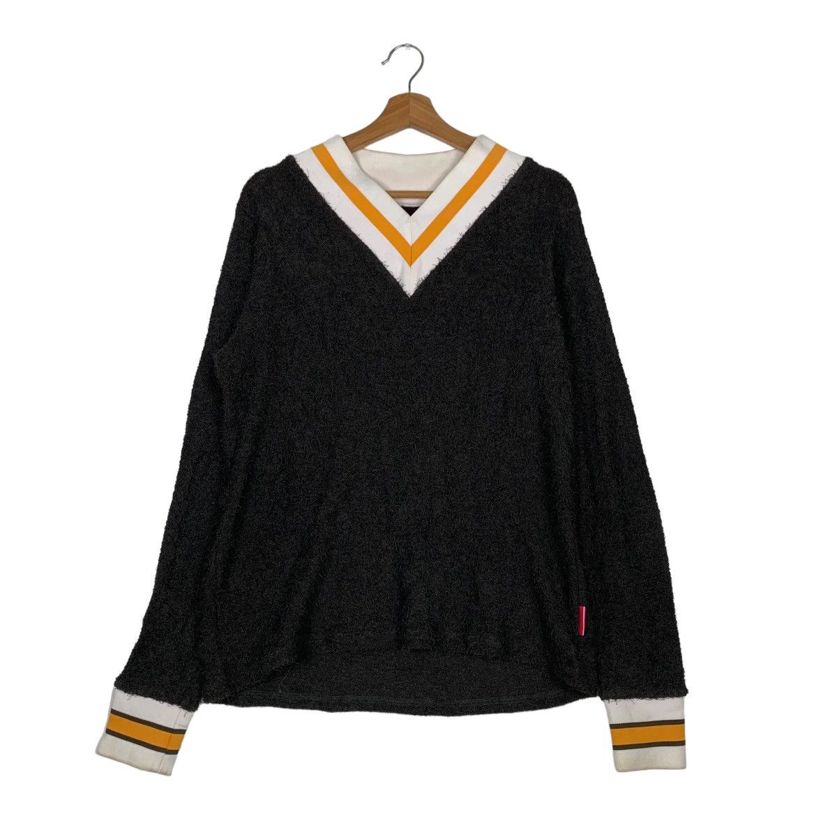 Japanese Brand WHIZ-LIMITED Style&Tailored by LUMP V Neck Sweater #0217-C10 Size US L / EU 52-54 / 3 - 1 Thumbnail