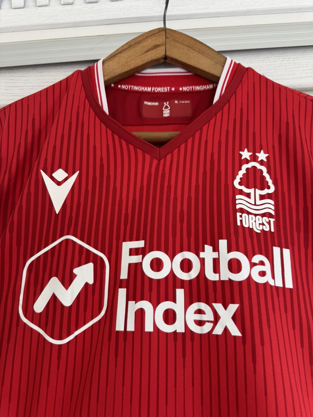 Macron Nottingham Forest 2019-2020 Home Soccer Jersey Football Kit Size US XL / EU 56 / 4 - 7 Thumbnail