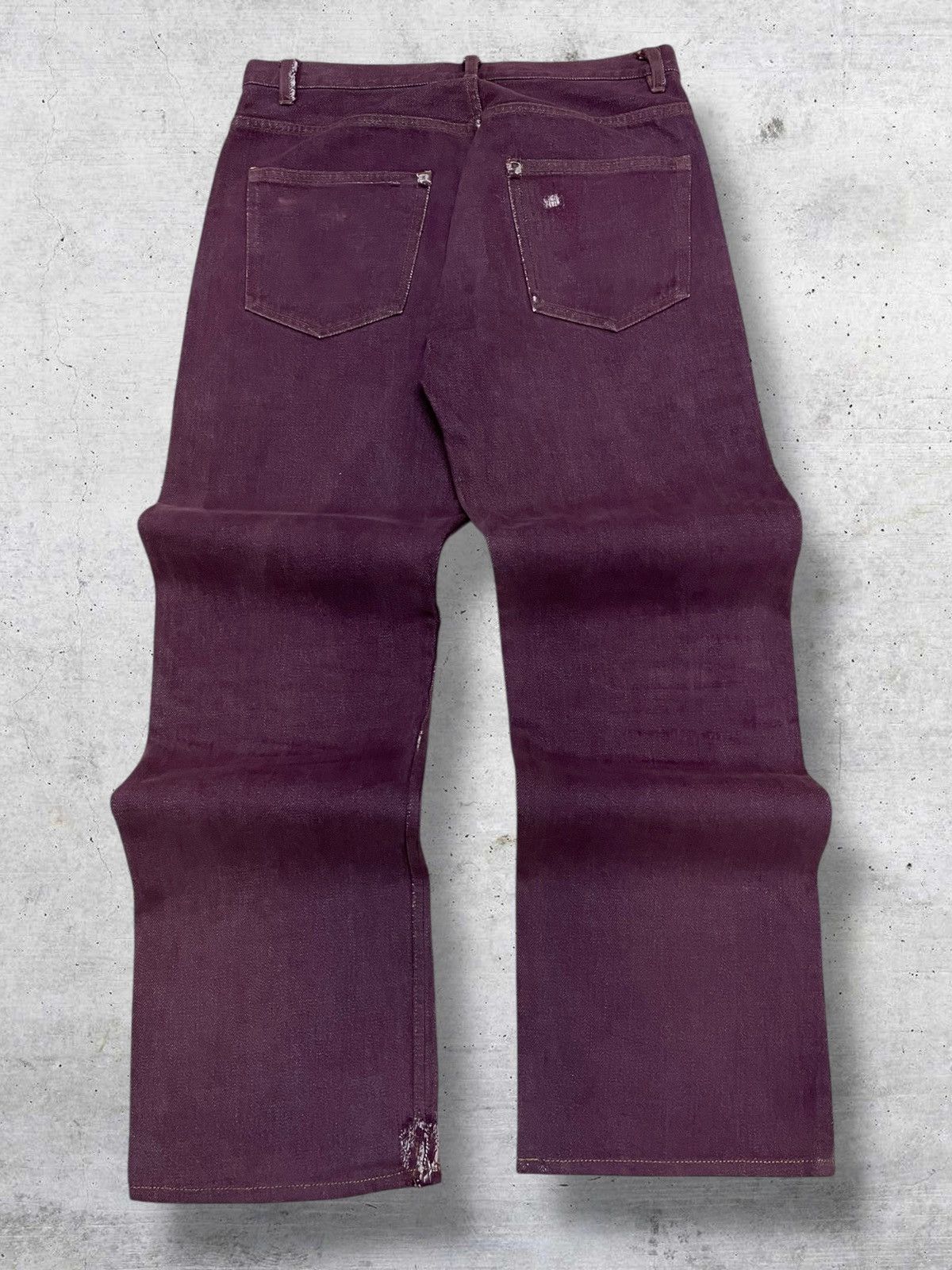 A.P.C. VINTAGE A.P.C OG 90S DESIGNER SELVEDGE UNIQUE COLOUR DENIM Size US 30 / EU 46 - 12 Thumbnail